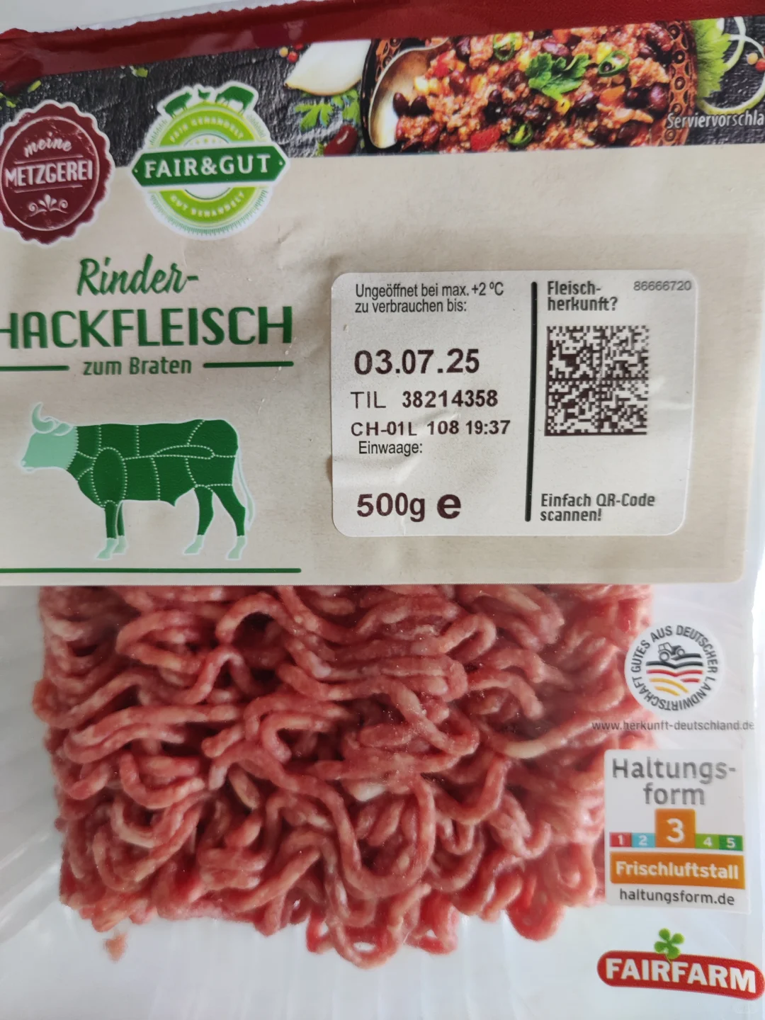 牛肉馅，二维码