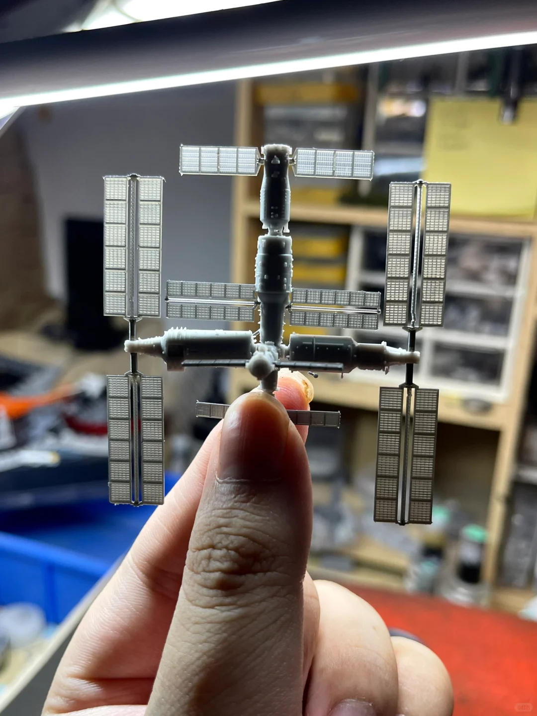1/700 “天宫”空间站 模型 素模