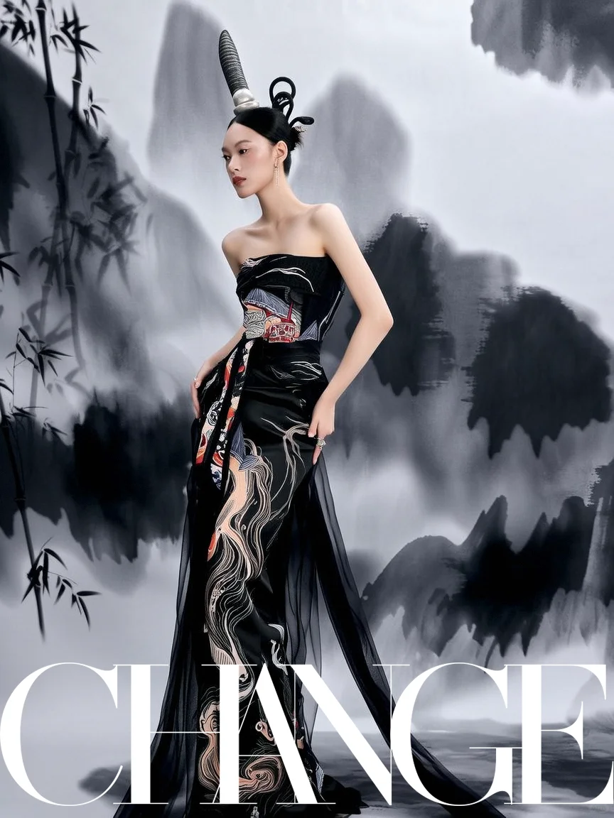 CHANGE✦非遗传承 时尚秀场 水墨丹青LOOK