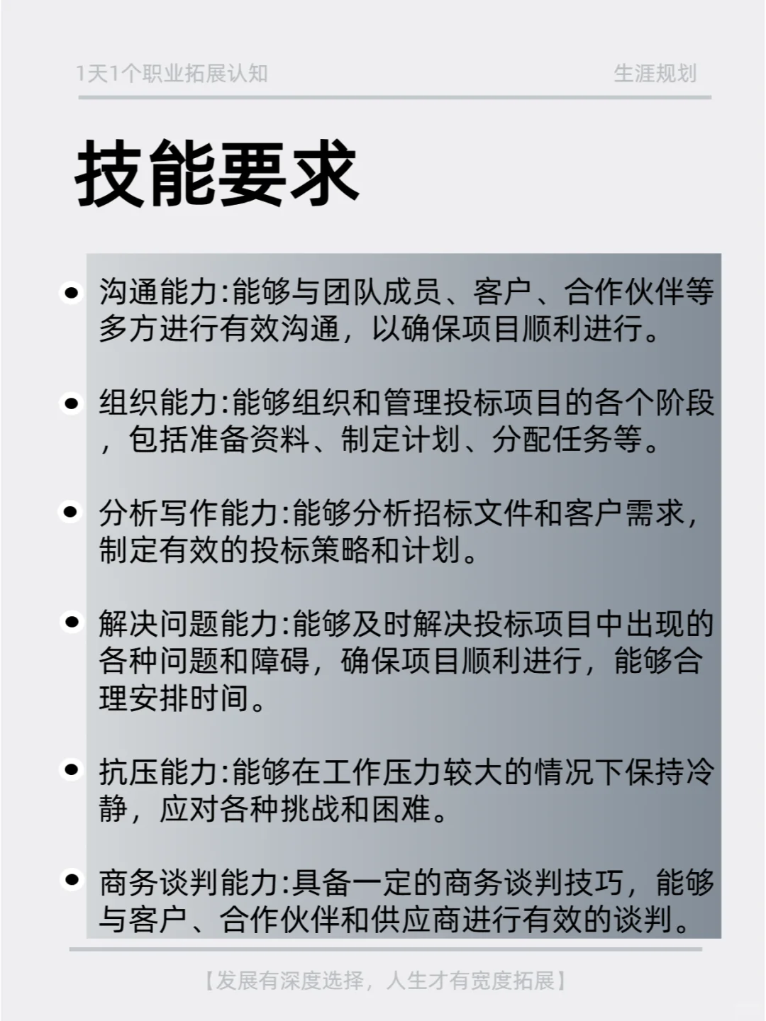 每天认识一个职业——投标专员