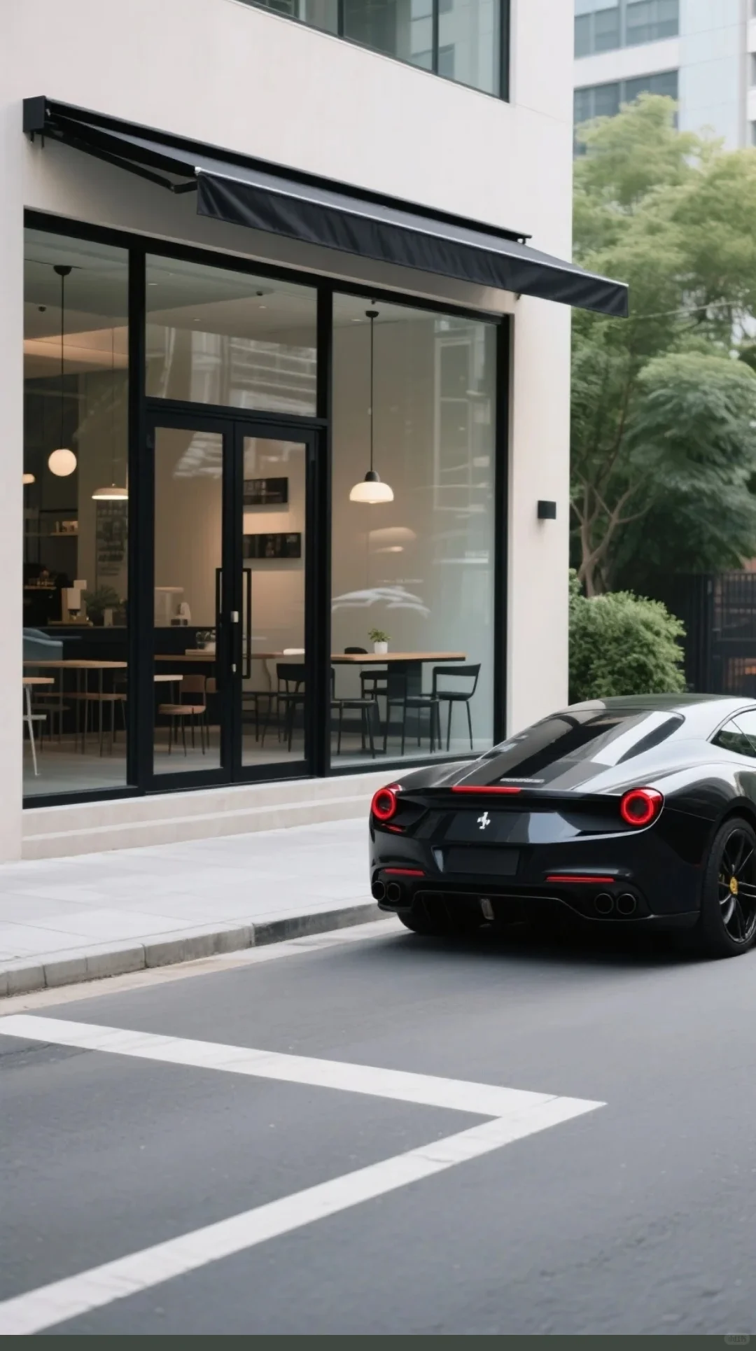 户外街道背景图（礼貌拿图）