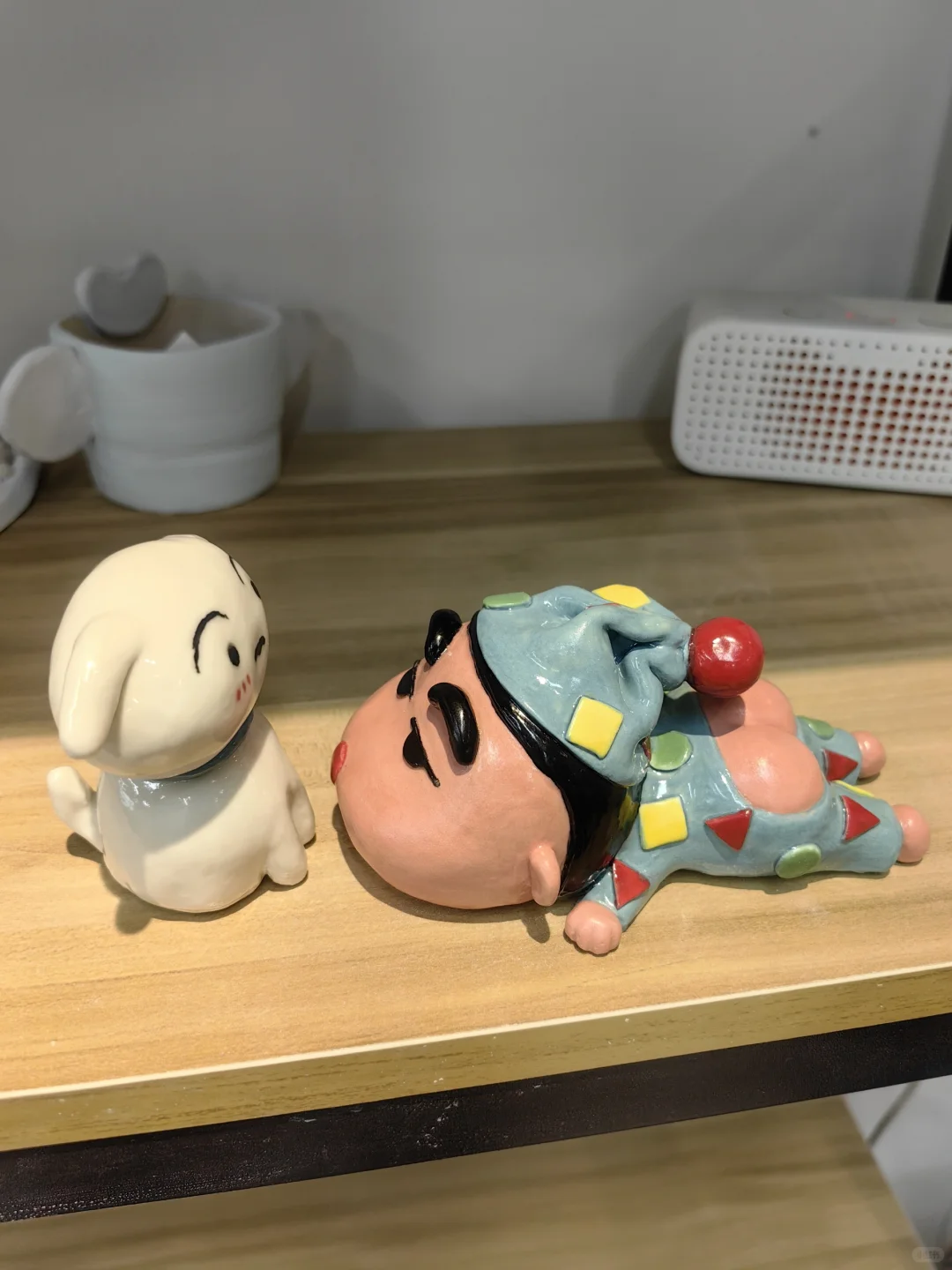 小新和小白都烧好了