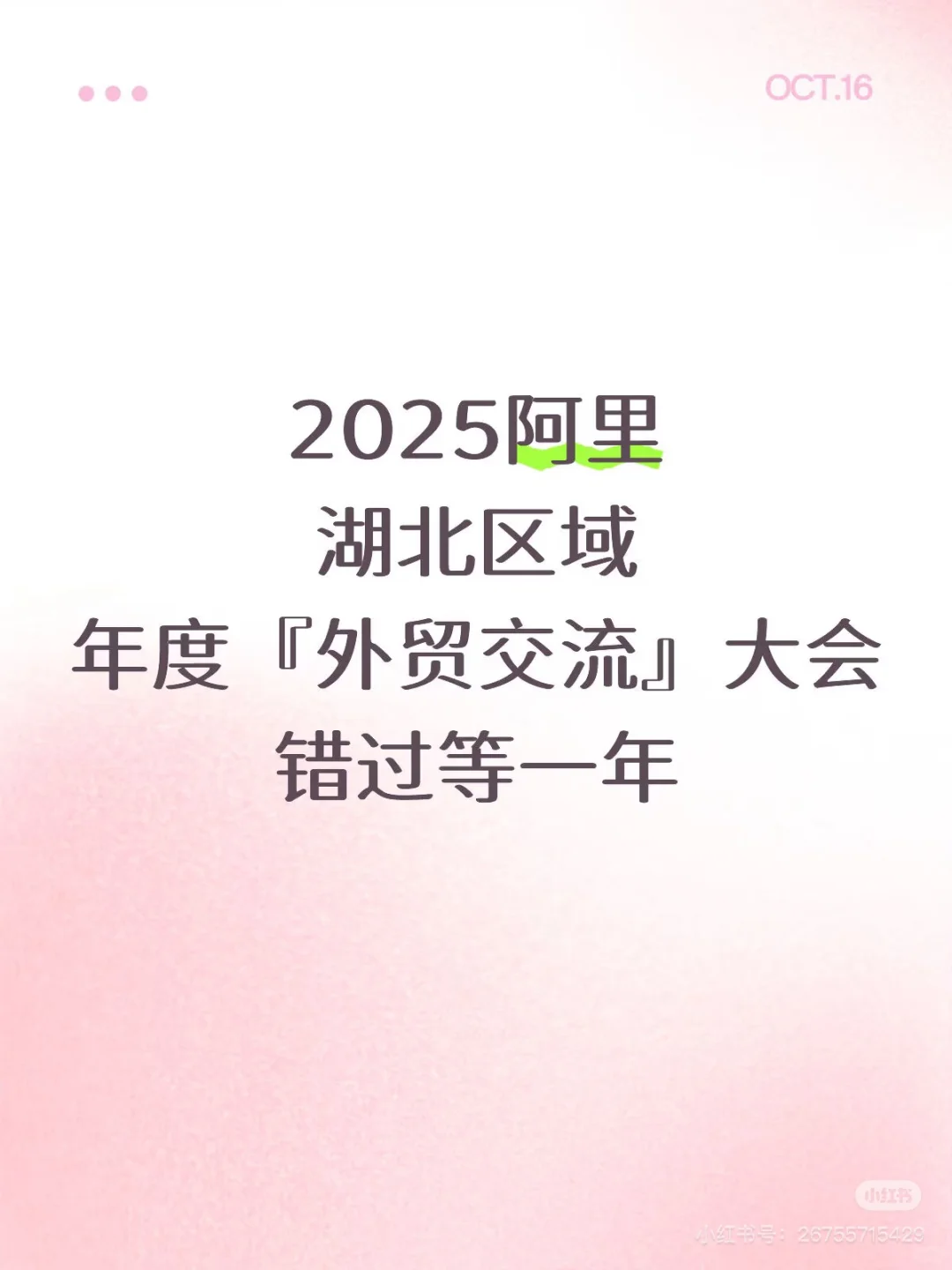 2025年阿里巴巴｜年度外贸交流大会！