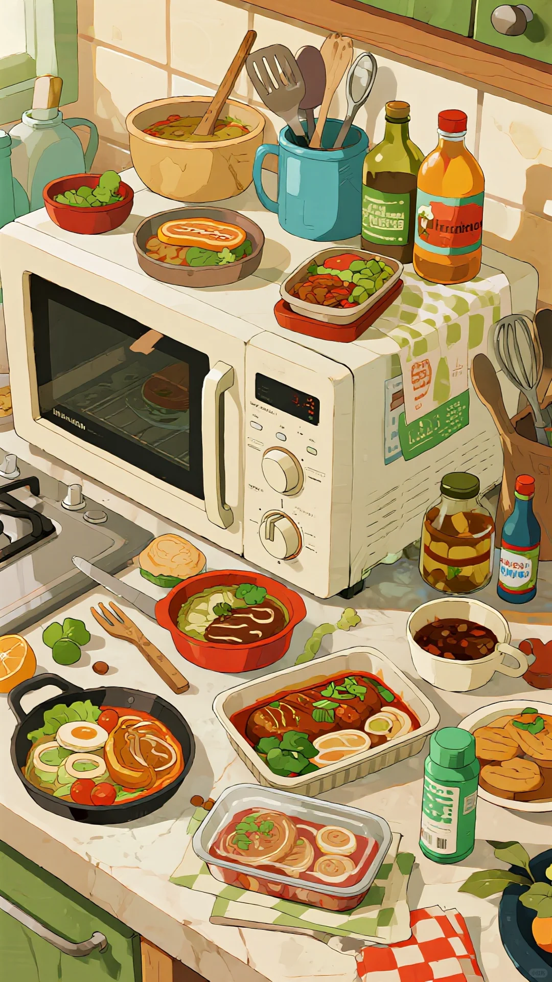 这么多“美味”预制菜，用微波炉出摊啦?