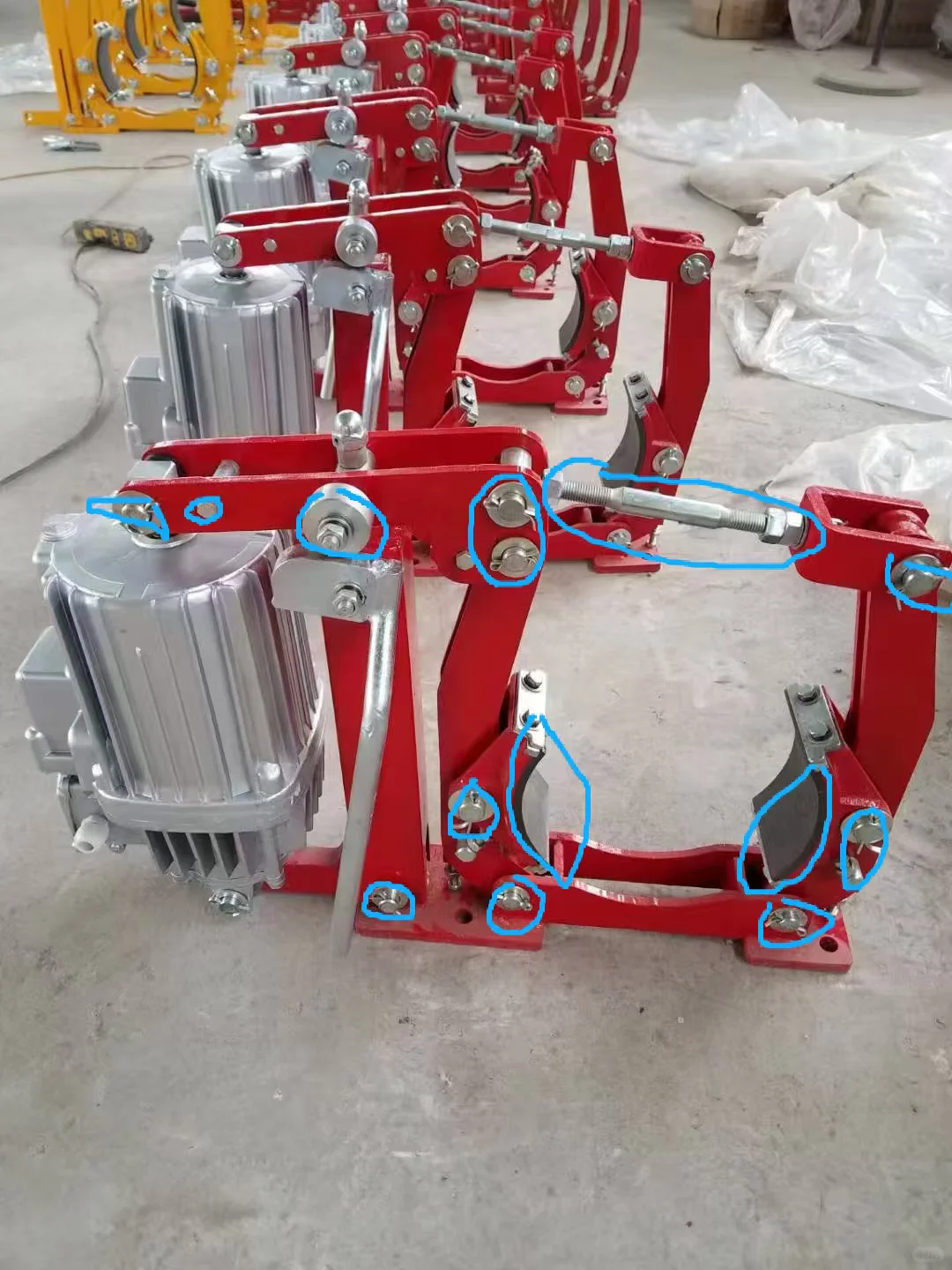 QU100钢轨铝热焊剂铝热焊接集装箱堆场龙门