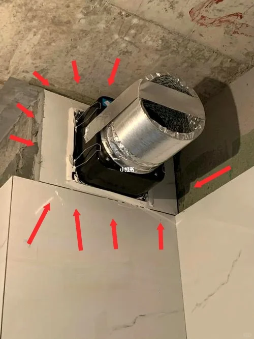 烟道止逆阀不能安装在瓷砖上