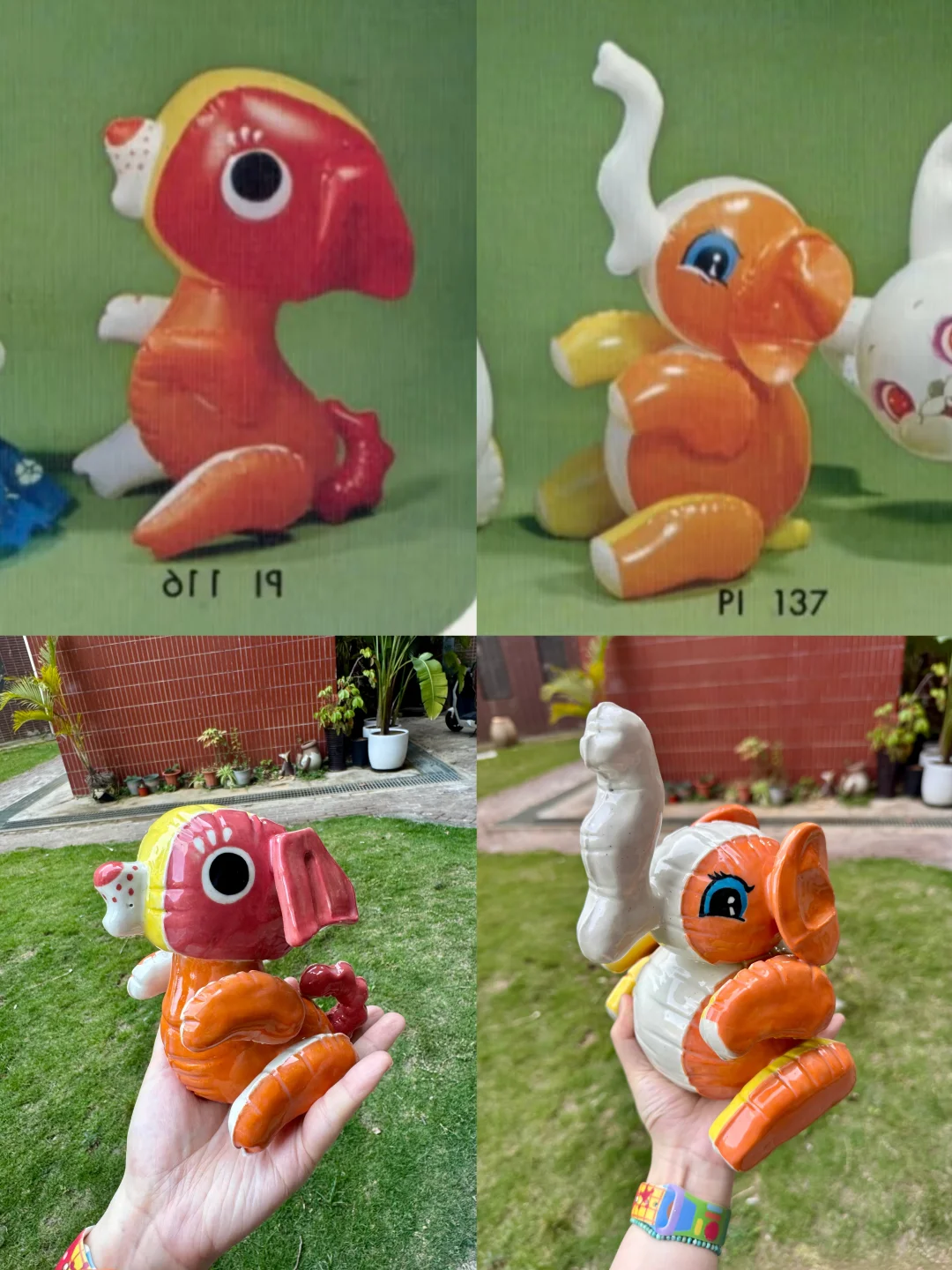 ? 我把80年代的充气玩具用泥巴做出来啦