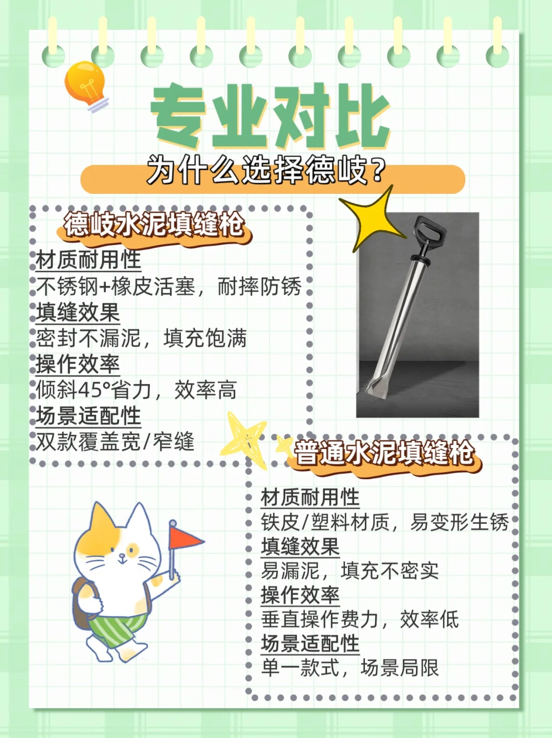 你不知道的工具,填缝?一步到位??