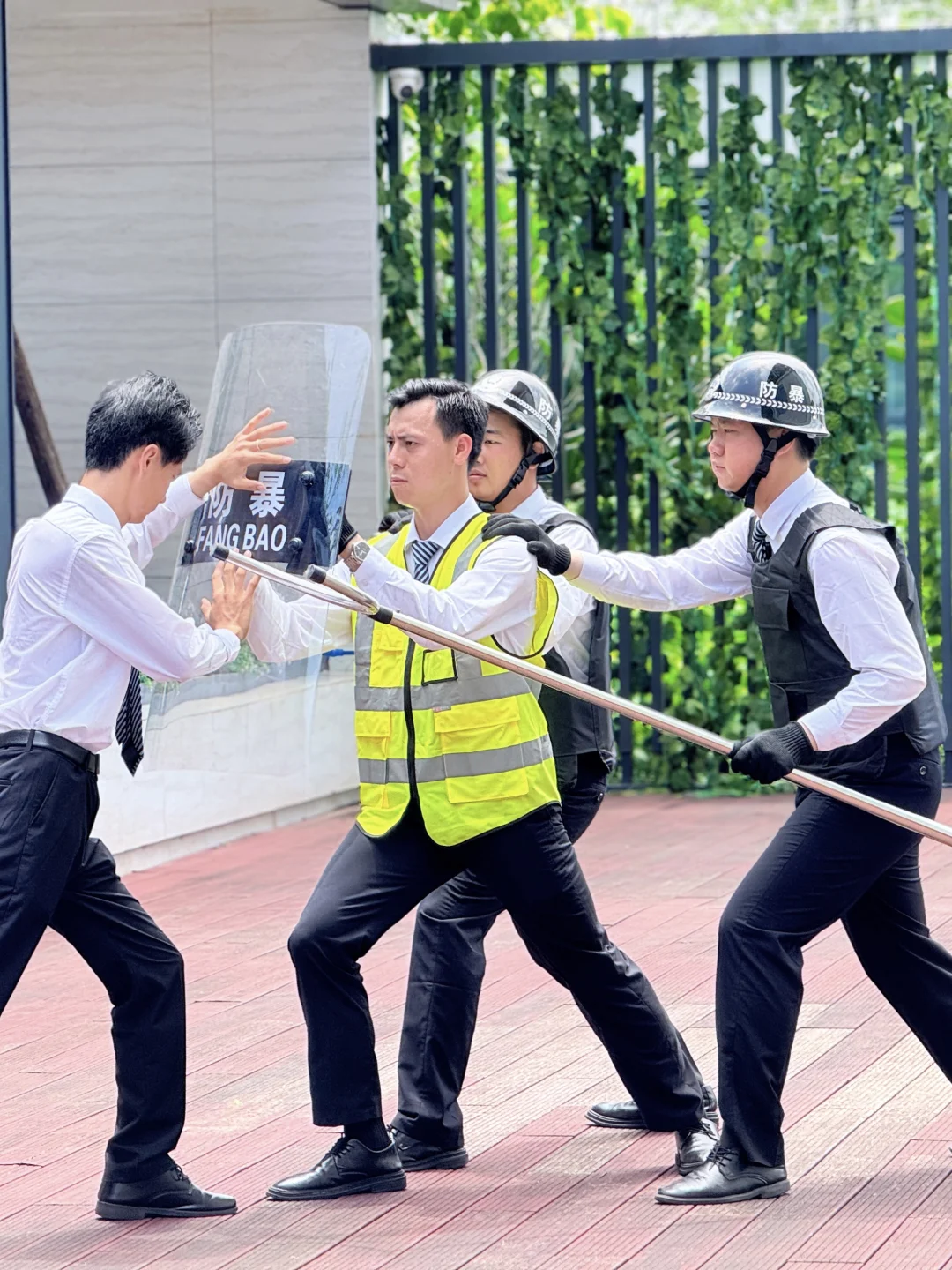 案场物业秩序部防暴培训