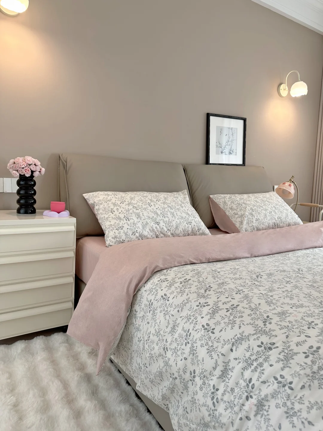 一个干净的卧室真的太治愈了~