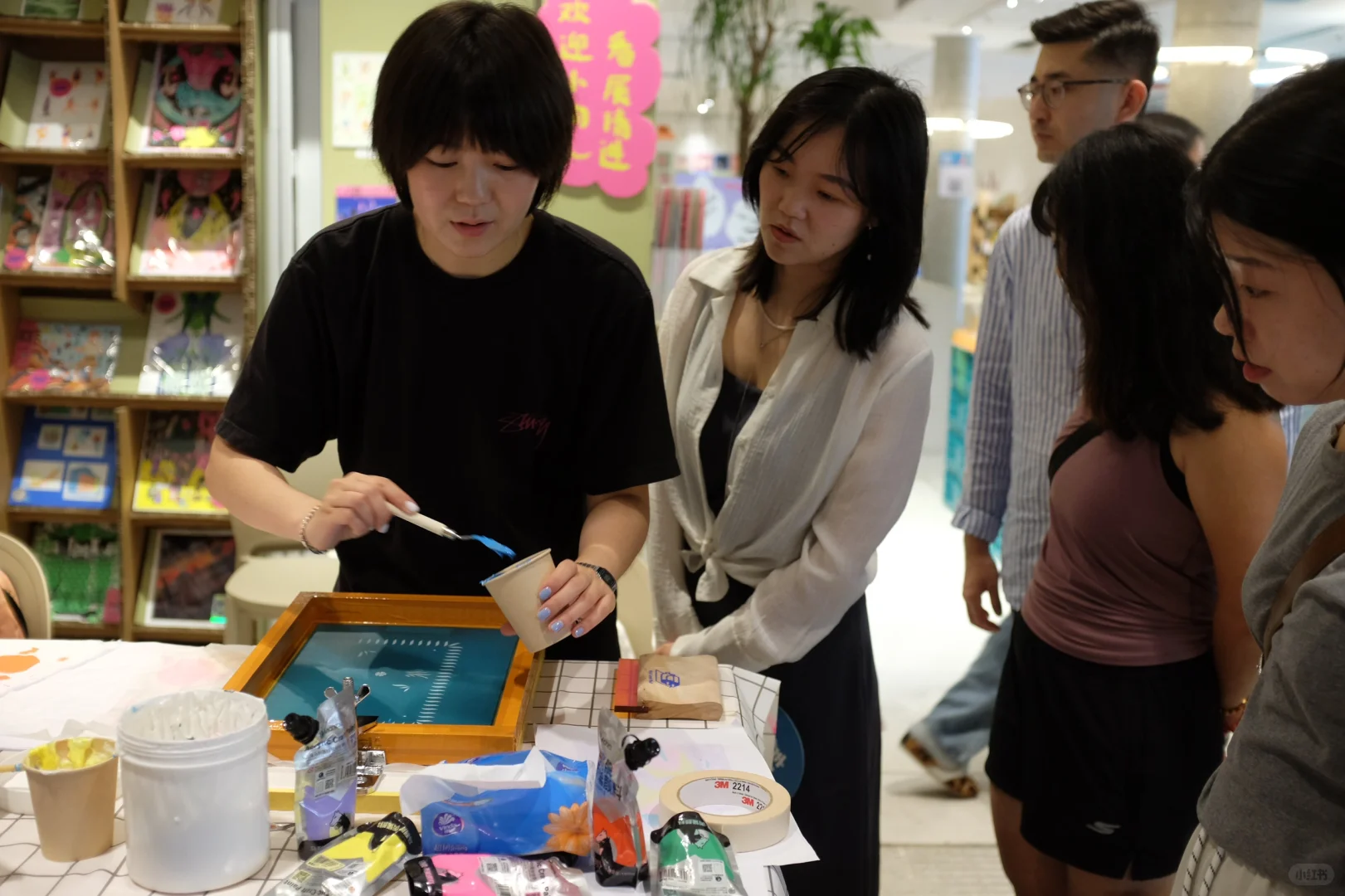 今年夏天我又办了一次丝网印刷workshop