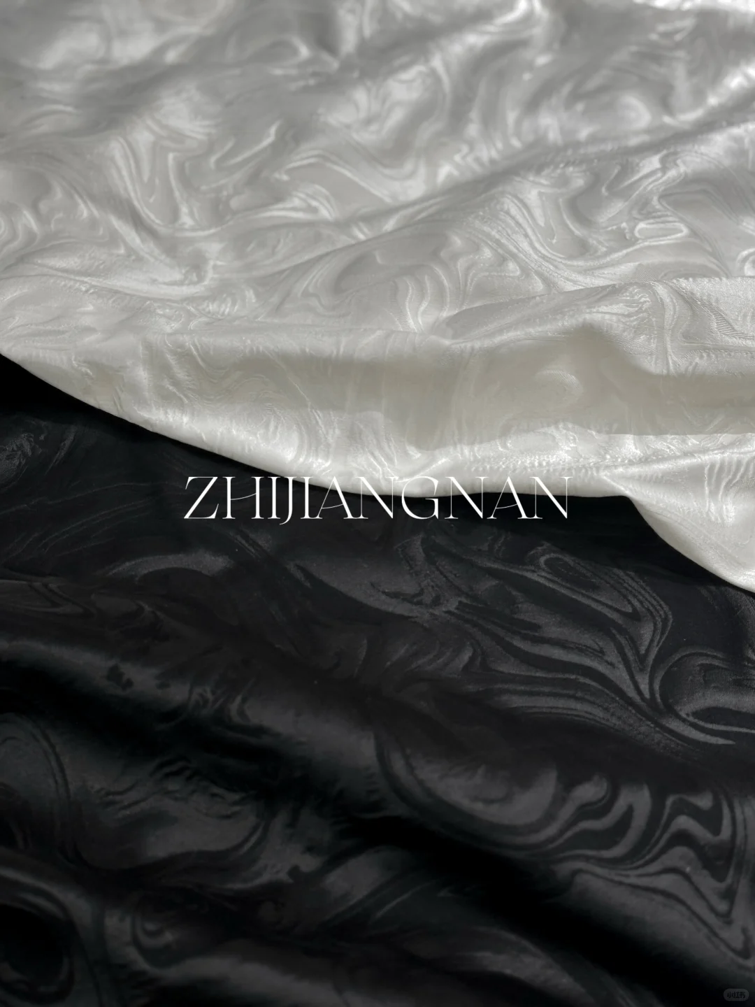 绝美珠光面料?春夏新品立体海浪提花