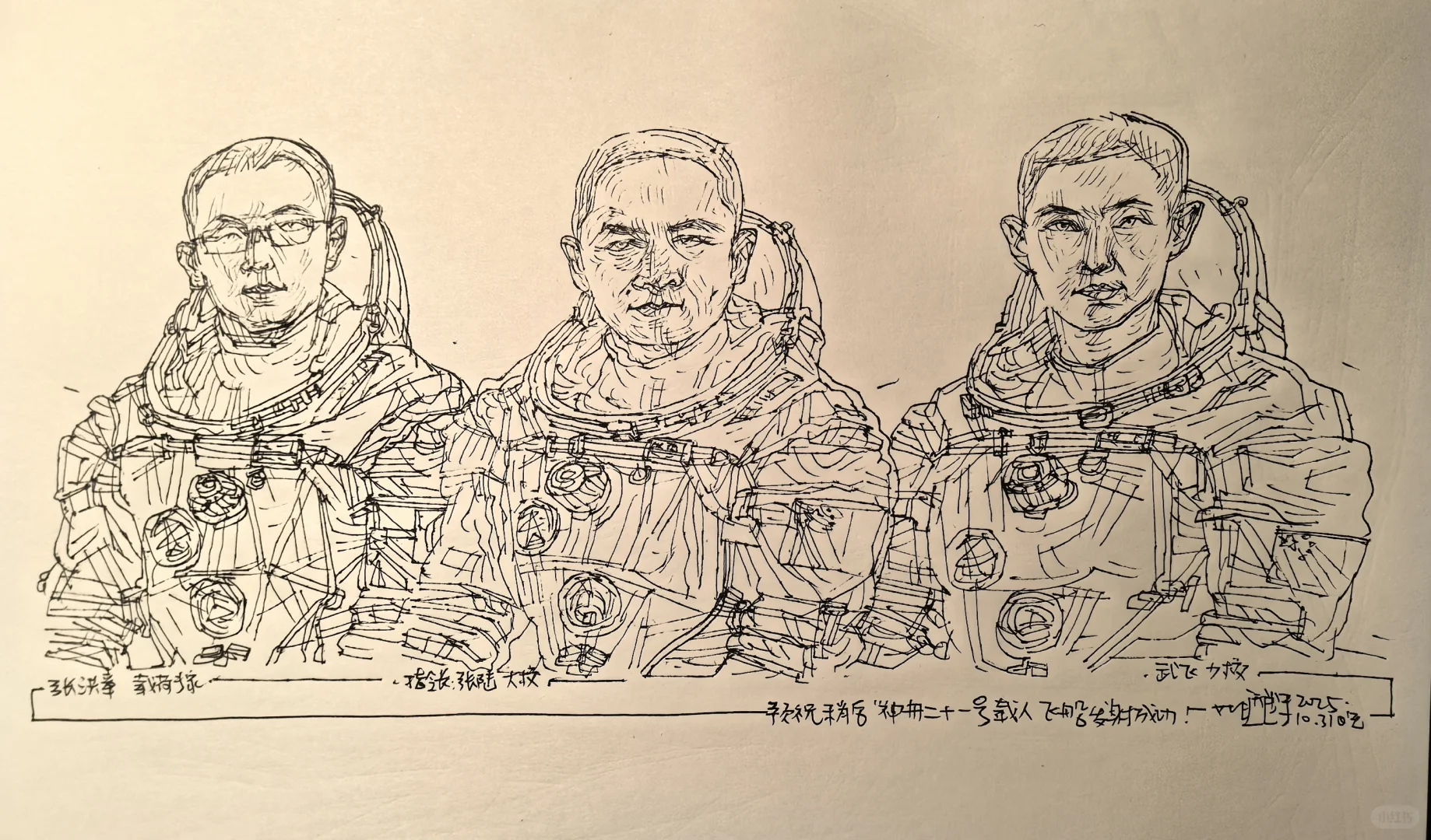 2025.10.31.神舟二十一号载人飞船乘组