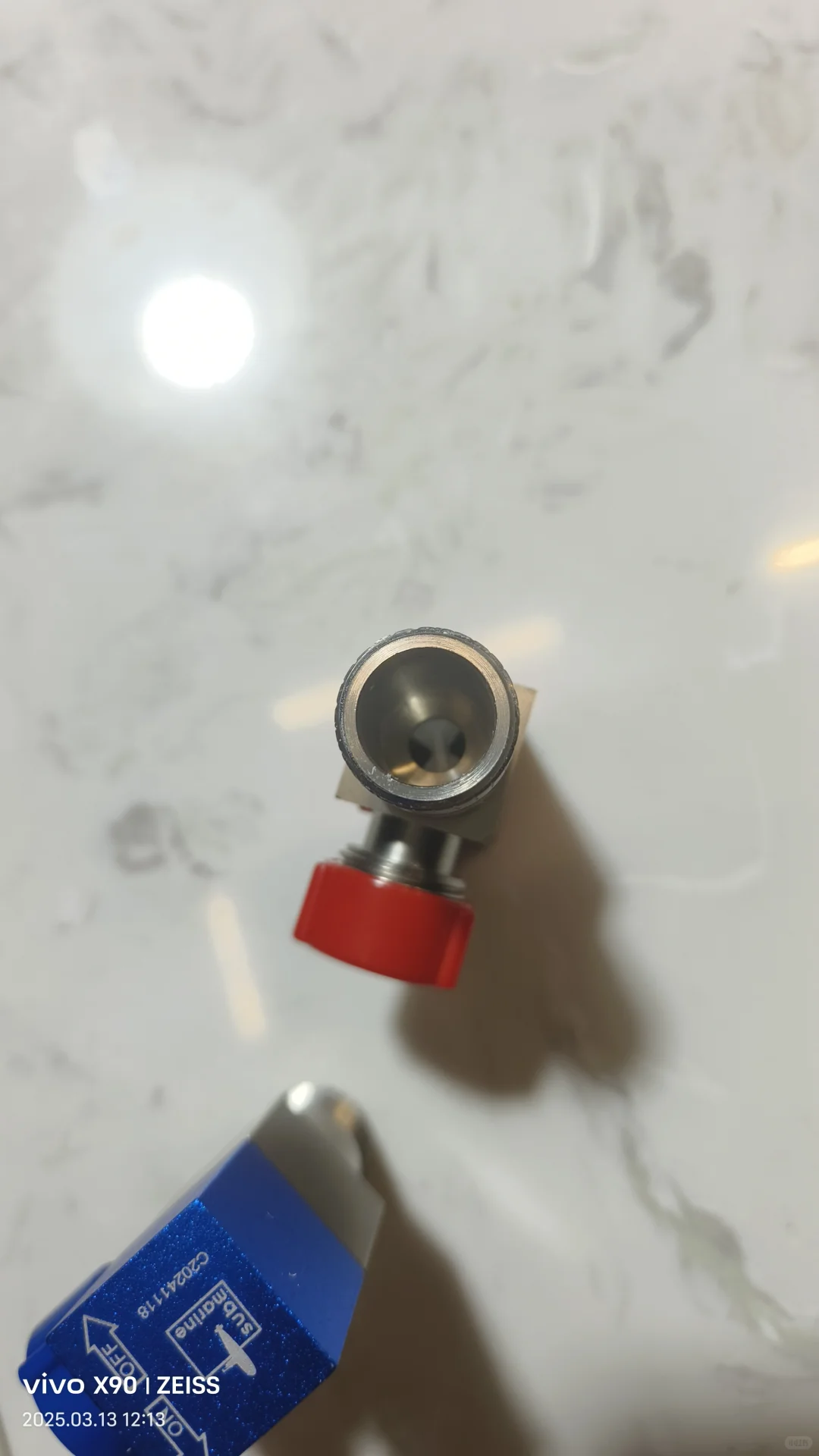 潜水艇带止回阀的三角阀