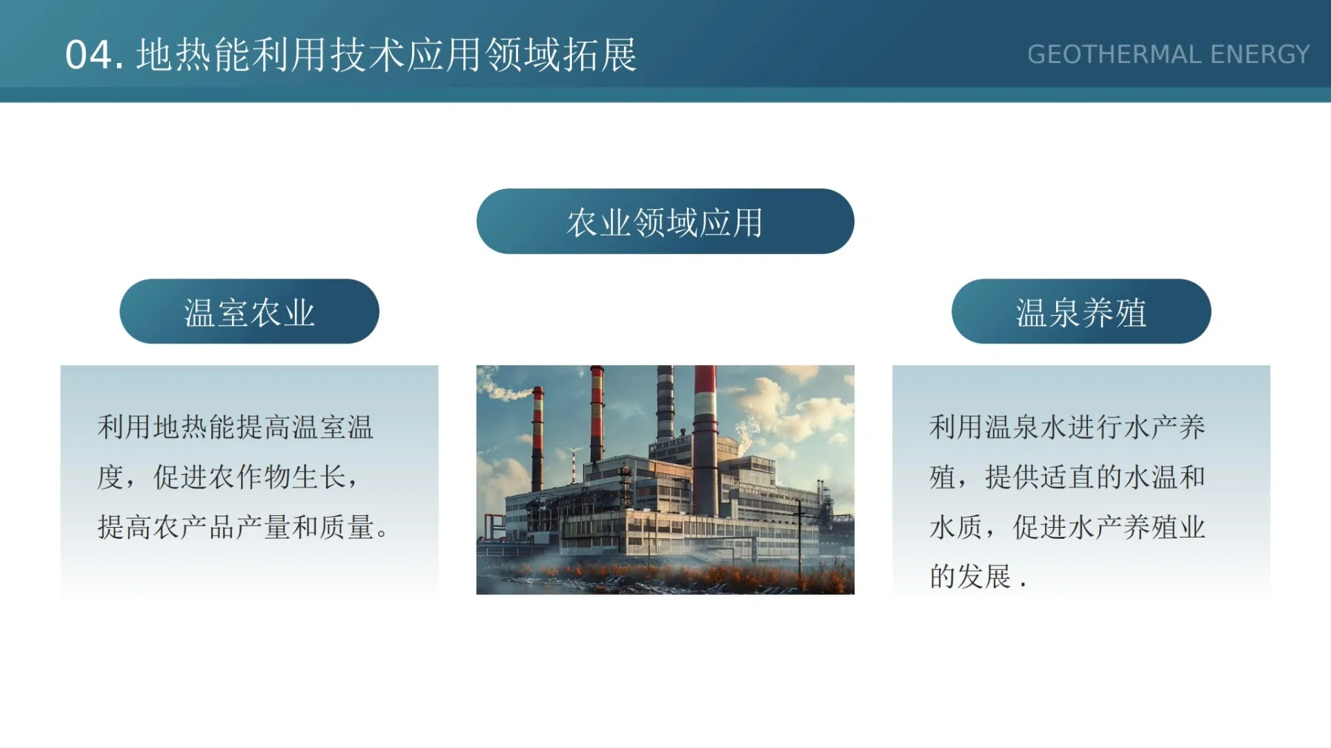 【662.】地热能利用技术研究与应用PPT模版