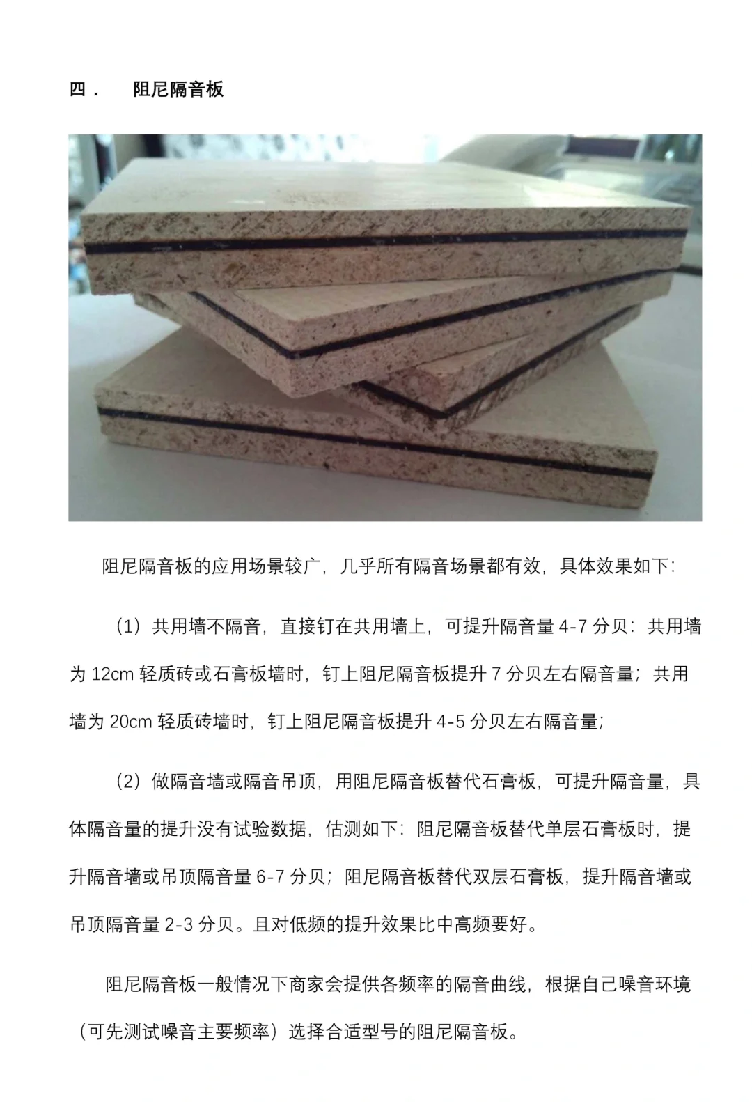 各种声学材料的应用、误用及智商税