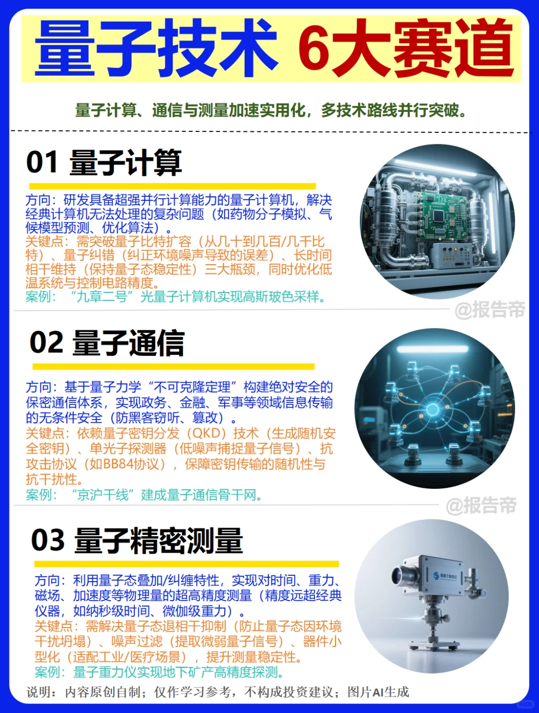 量子技术 浪潮来袭～1天1条产业链