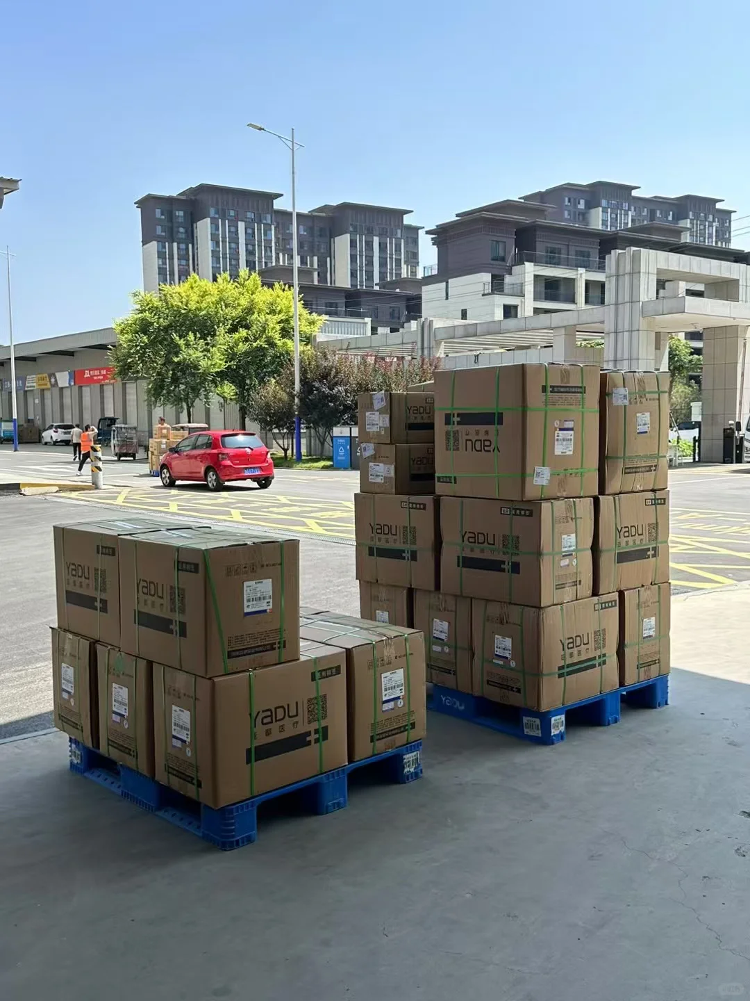 一些医疗耗材发货记录.