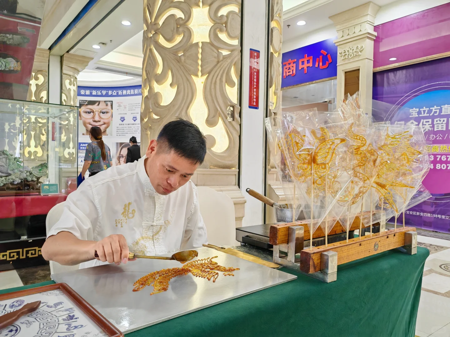 深圳糖画，糖画传承人亲自上门活动自。