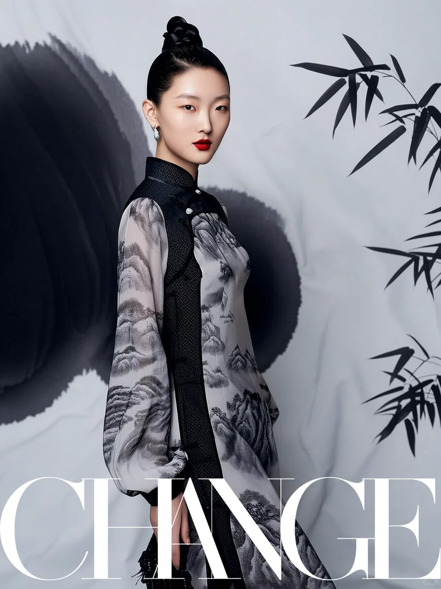 CHANGE✦非遗传承 时尚秀场 水墨丹青LOOK