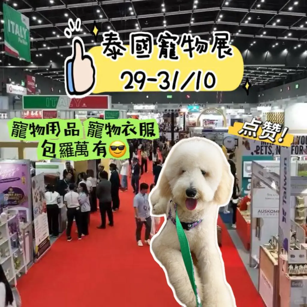 泰國寵物展！抓緊機會，買買買！