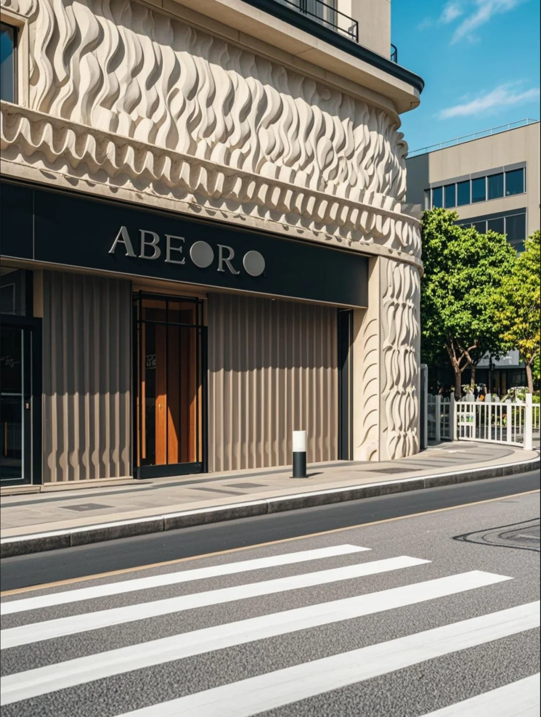 街道街拍图文背景图