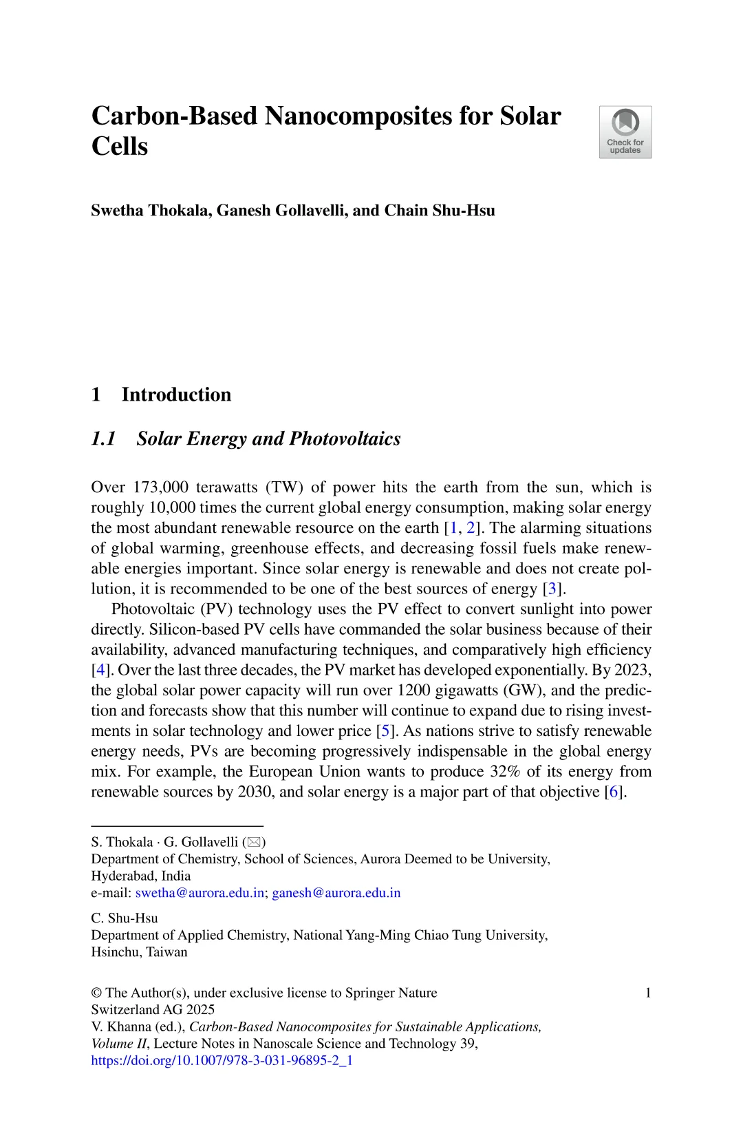 碳基纳米复合材料的可持续应用，第2卷：能