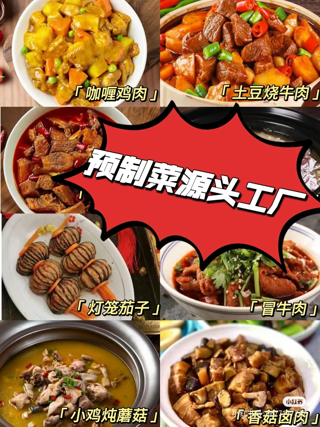 预制菜、预制食材源头工厂来了！