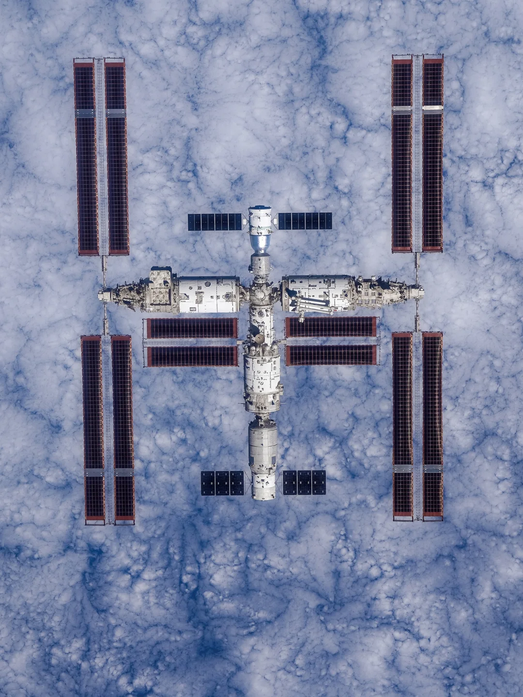 绝美的中国空间站