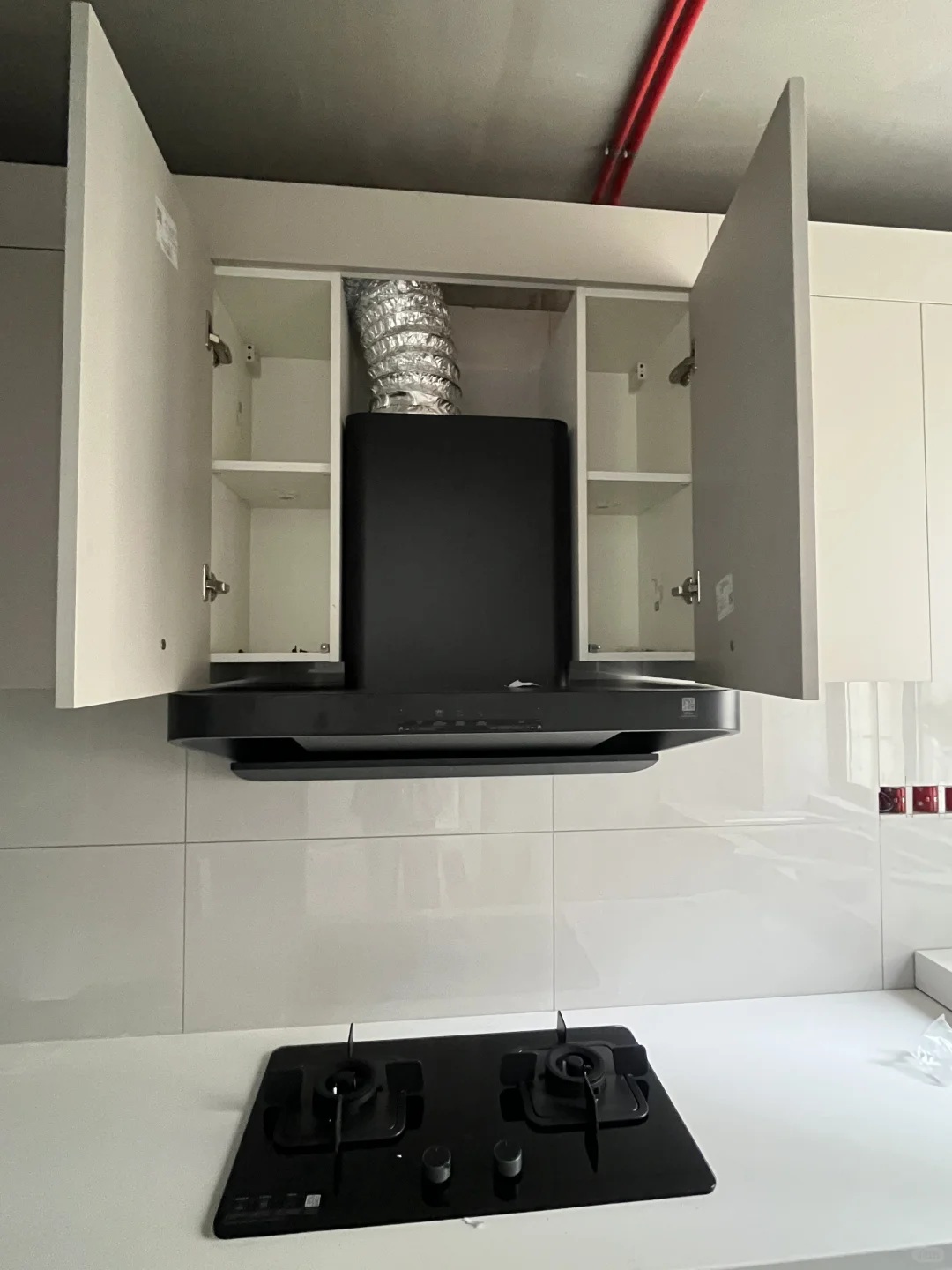 我家目前安装进度#小米s2烟机灶具已安装