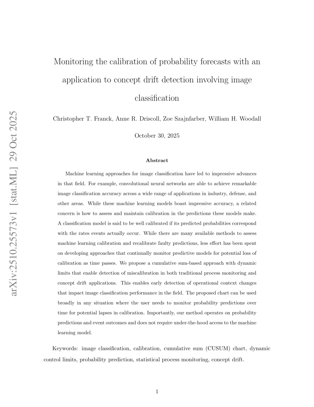 概率预测校准监测新方法