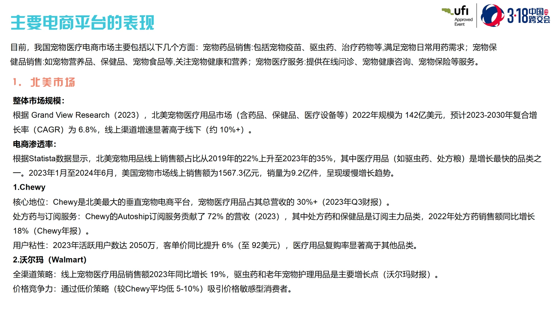 全球宠物医疗跨境电商市场洞察