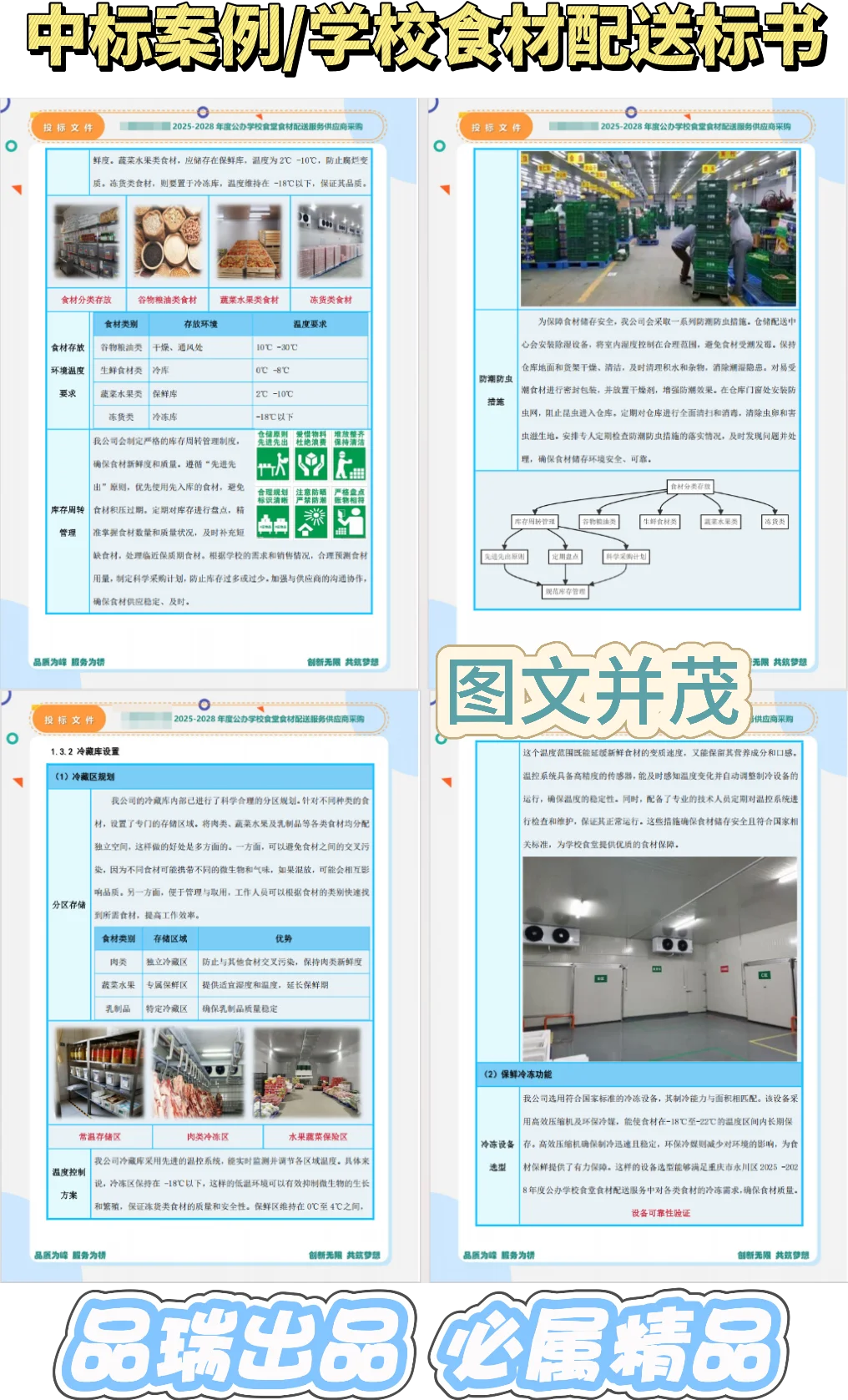 中标案例/学校食材配送标书！