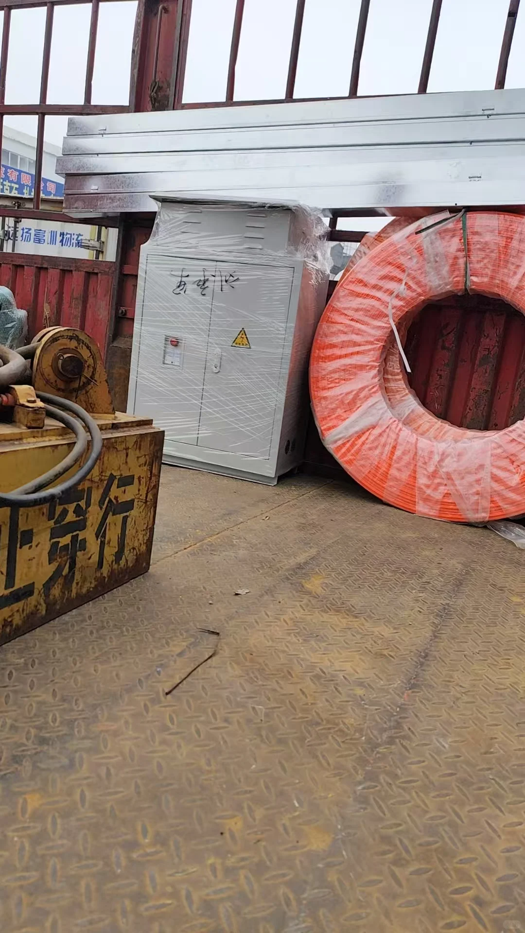 QU100钢轨铝热焊剂铝热焊接集装箱堆场龙门