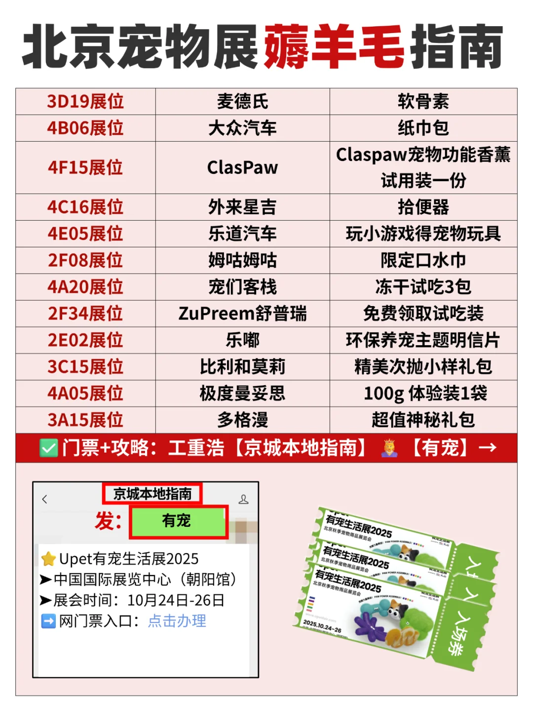 太全了❗Upet有宠生活展薅羊毛攻略整理好了