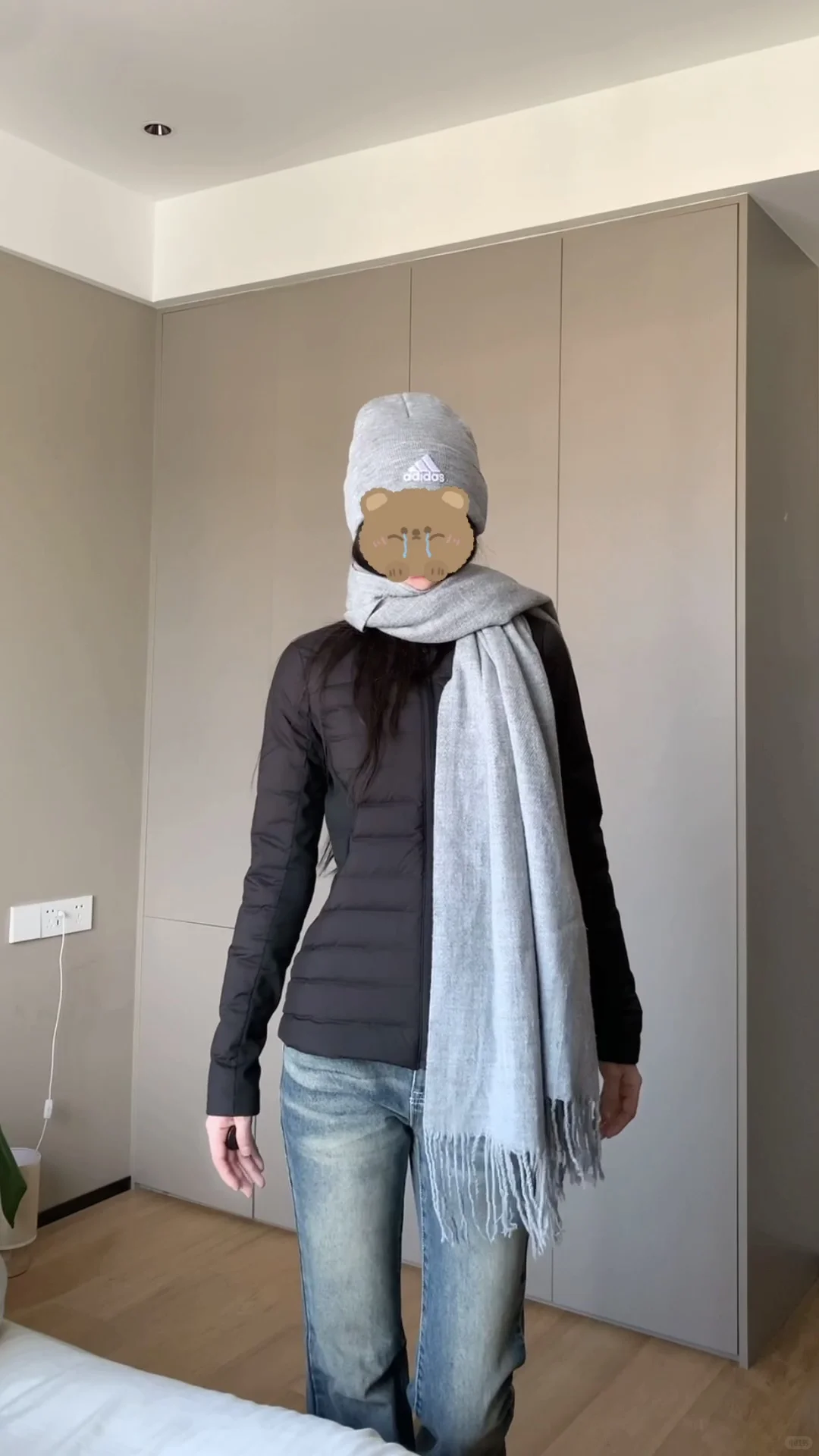 收腰羽绒服的穿搭思路（287）