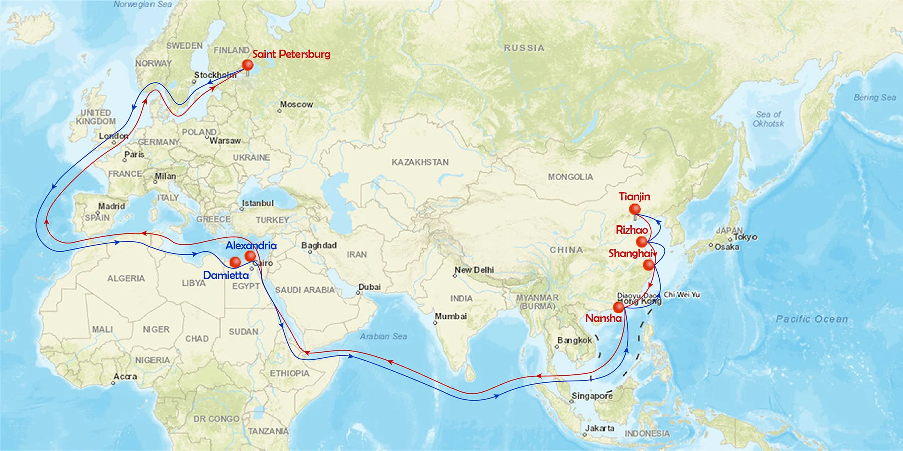 中俄直航航线盘点|仅有4条!