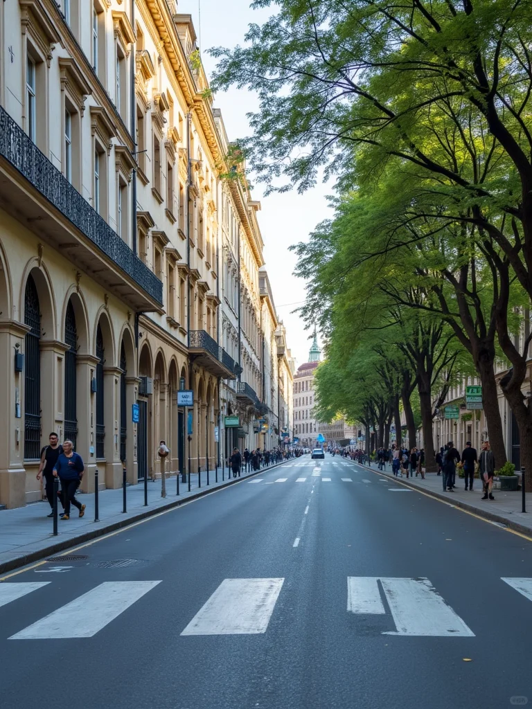街景背景图（礼貌拿图）