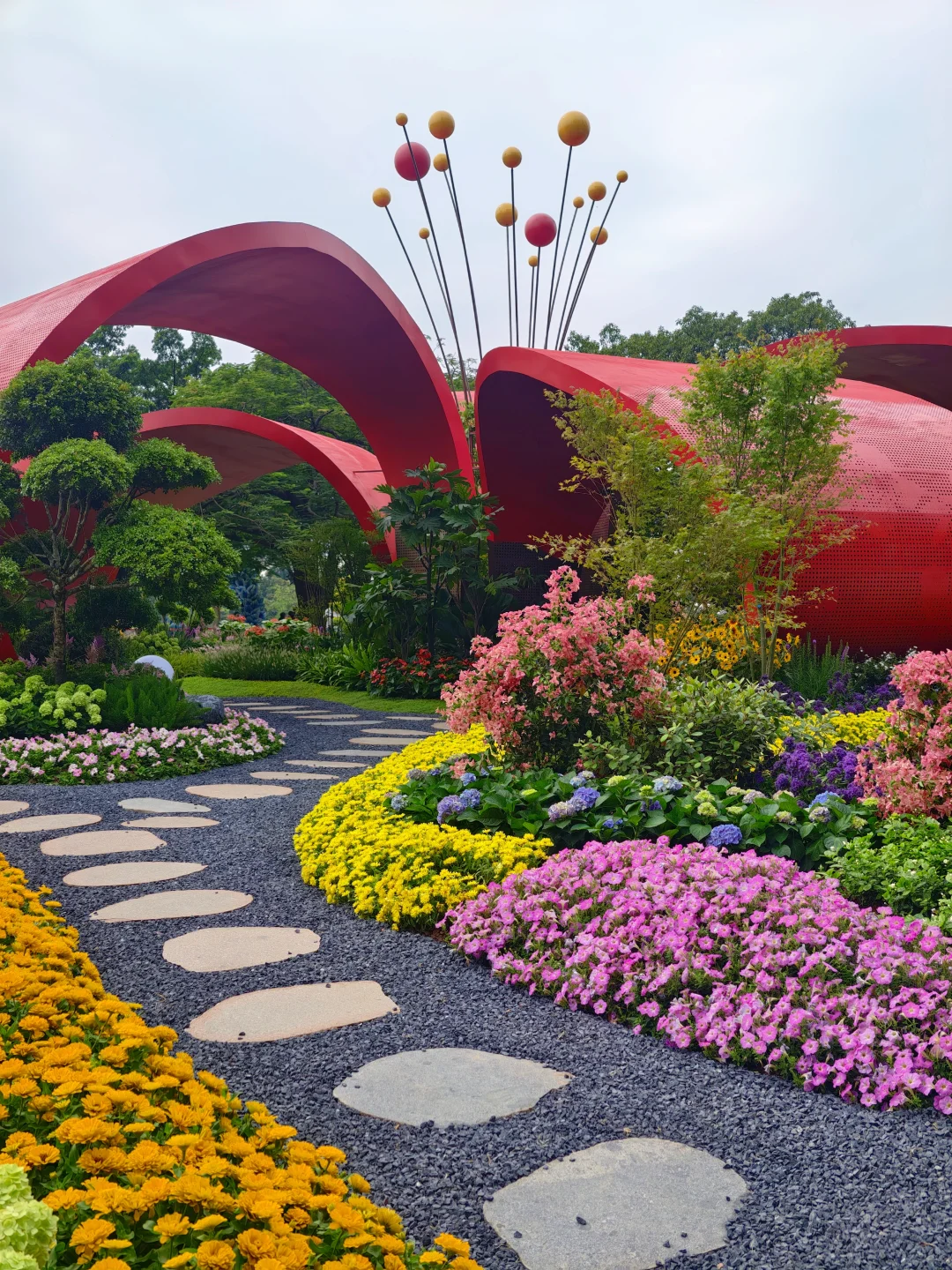 哇!!!广州果然是花城啊!靓爆啦!!