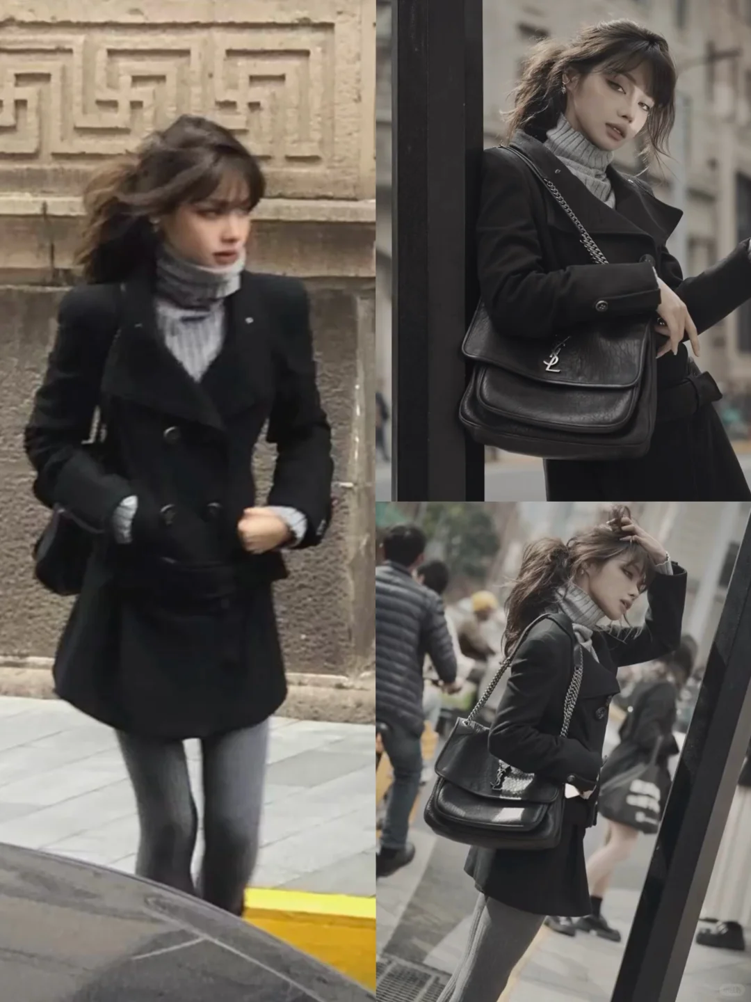 ranran同款黑色大衣 要不要出小个子版？