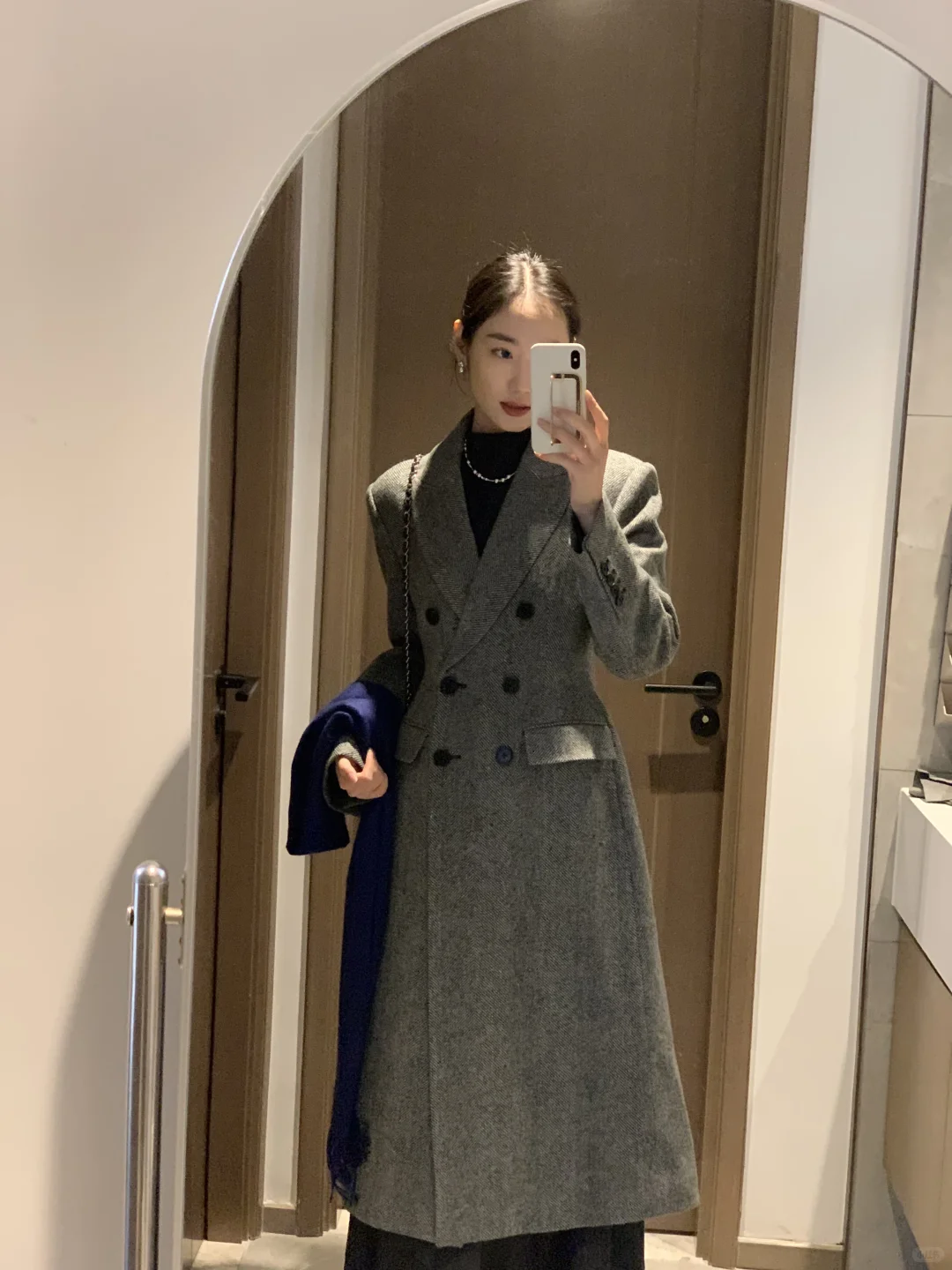 时髦小姨风丨正肩收腰大衣就是高智感的神！