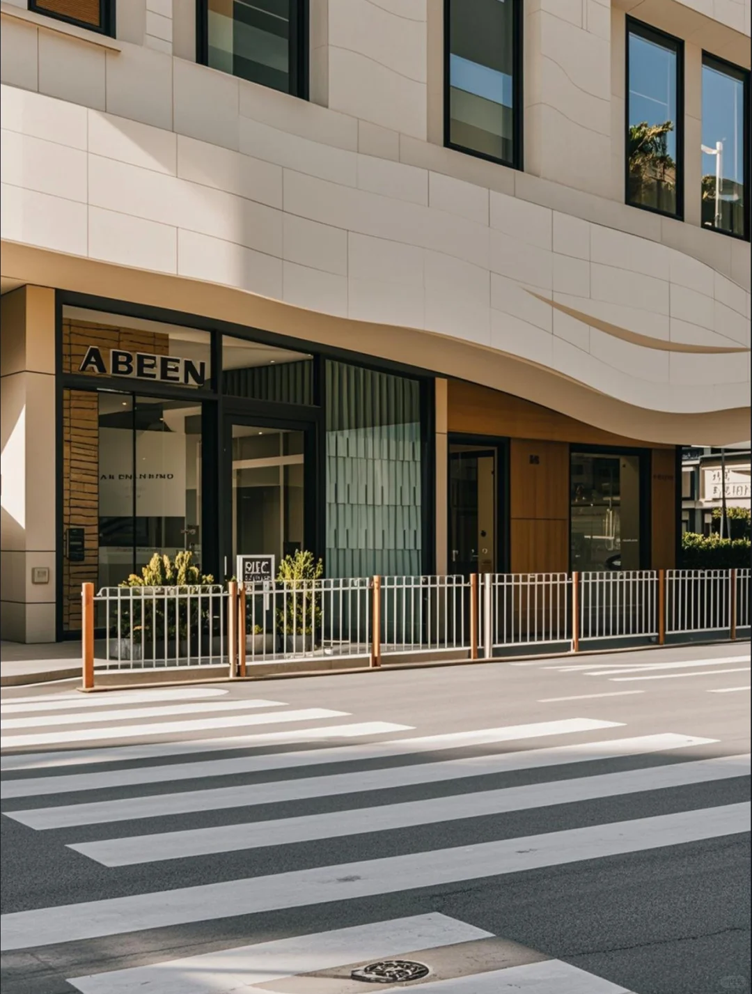 街道街拍图文背景图