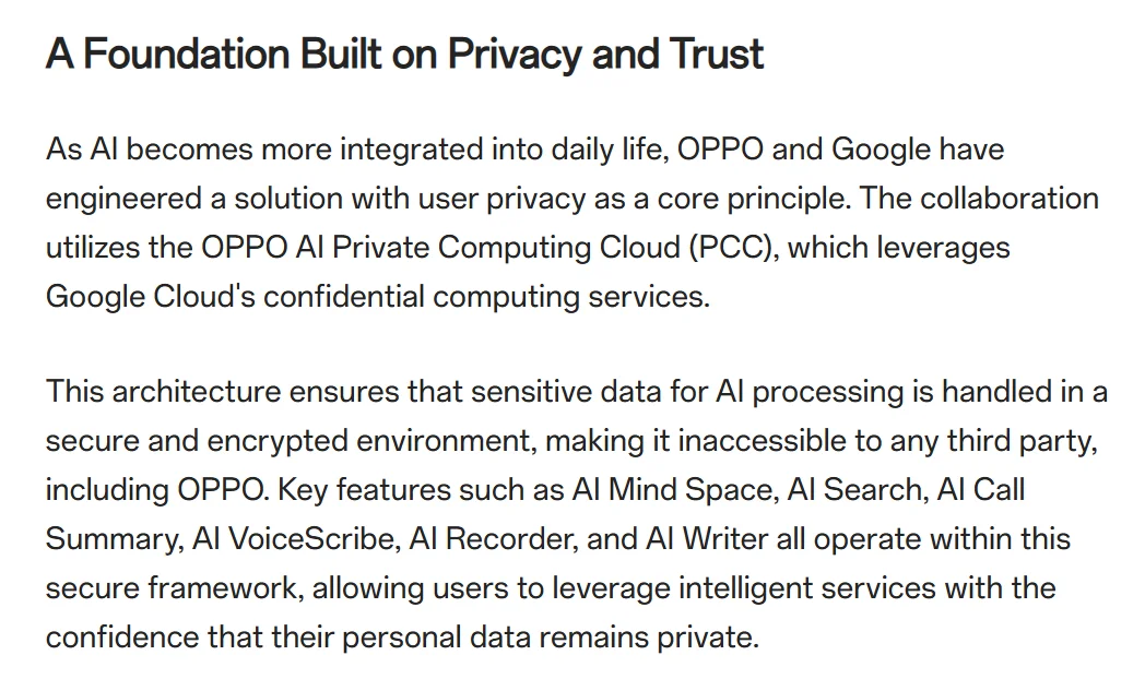 OPPO与Google联手重塑个性化移动AI体验