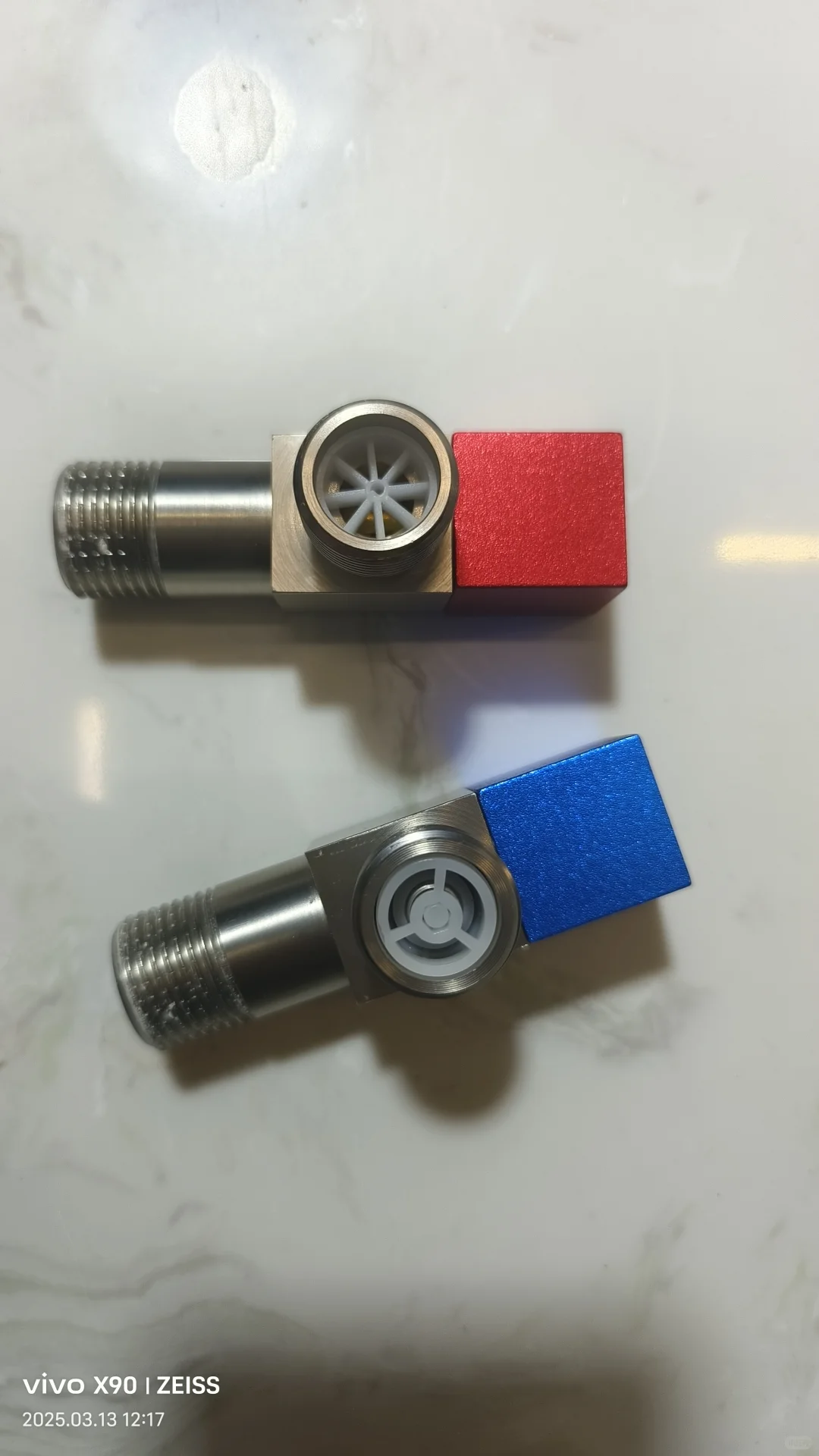 潜水艇带止回阀的三角阀