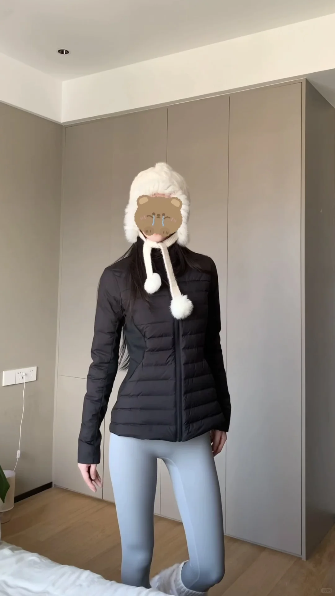 收腰羽绒服的穿搭思路（287）