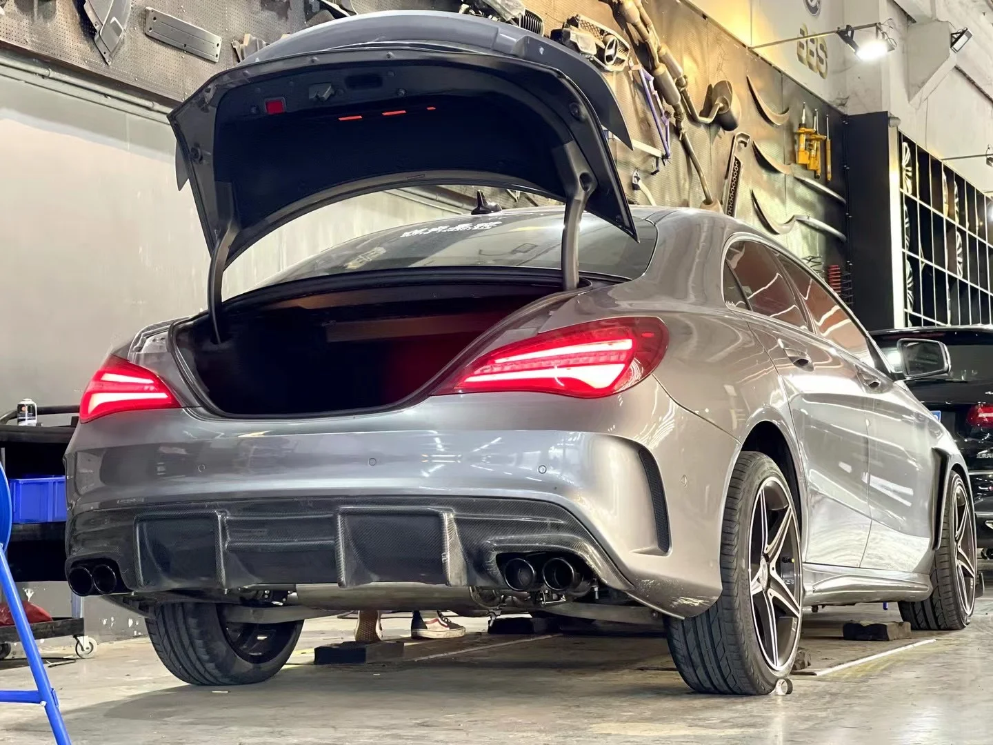 奔驰CLA220 W117 & RES智能阀门排气！