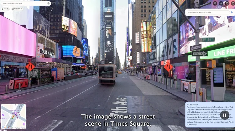 谷歌发布街景无障碍原型系统，AI 实时描述