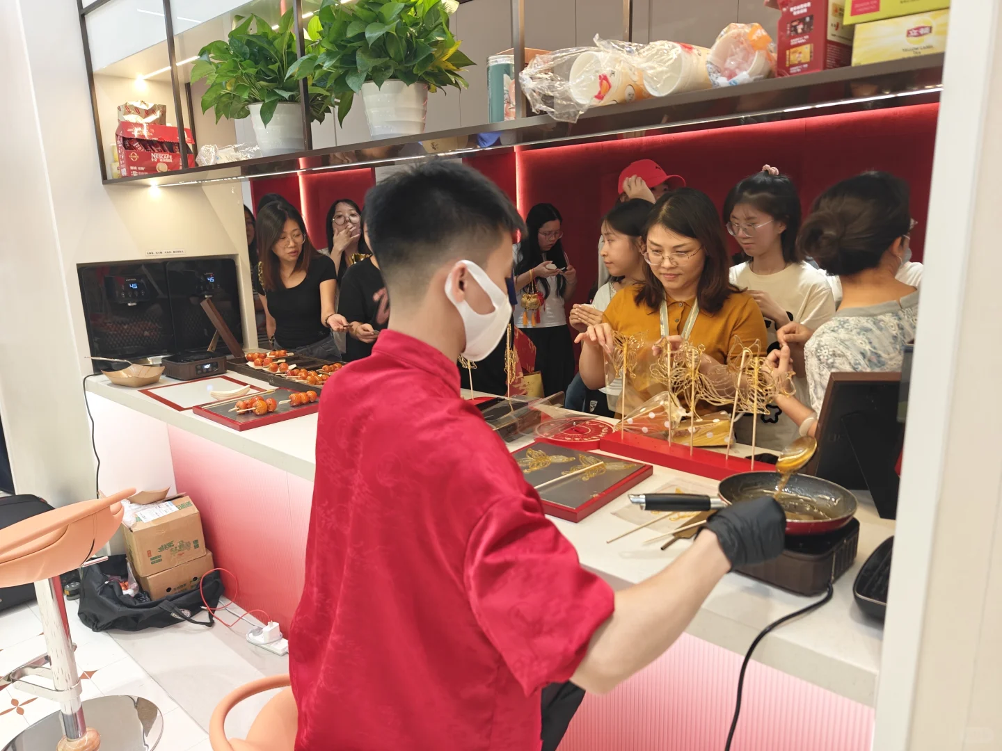 我在丸美MARUBI做糖画 | 广州品牌糖画老师