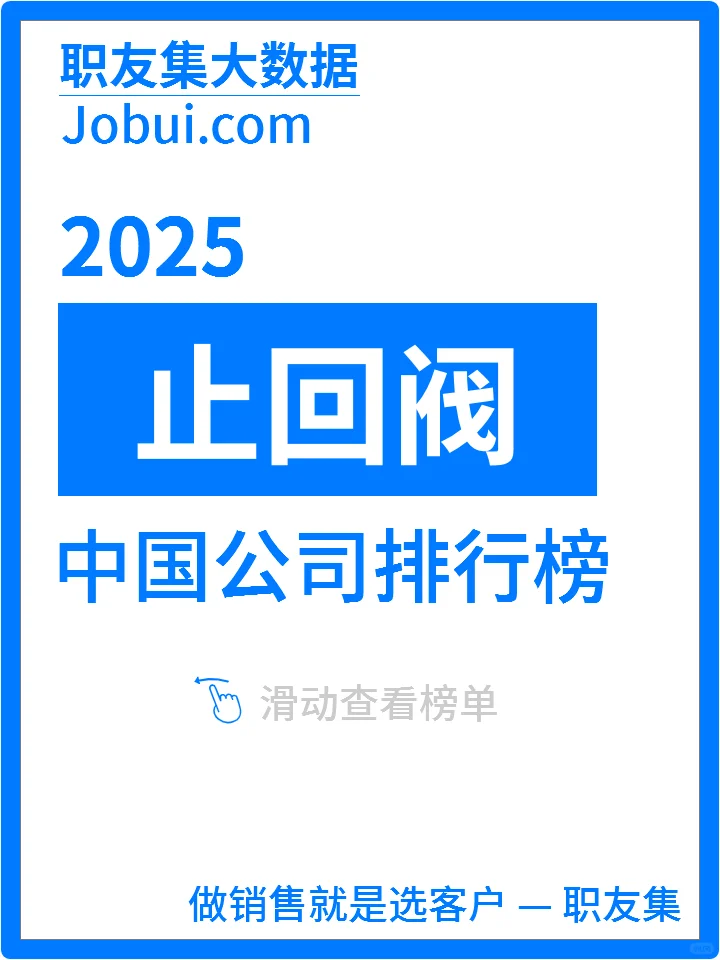 2025年中国止回阀公司排行榜