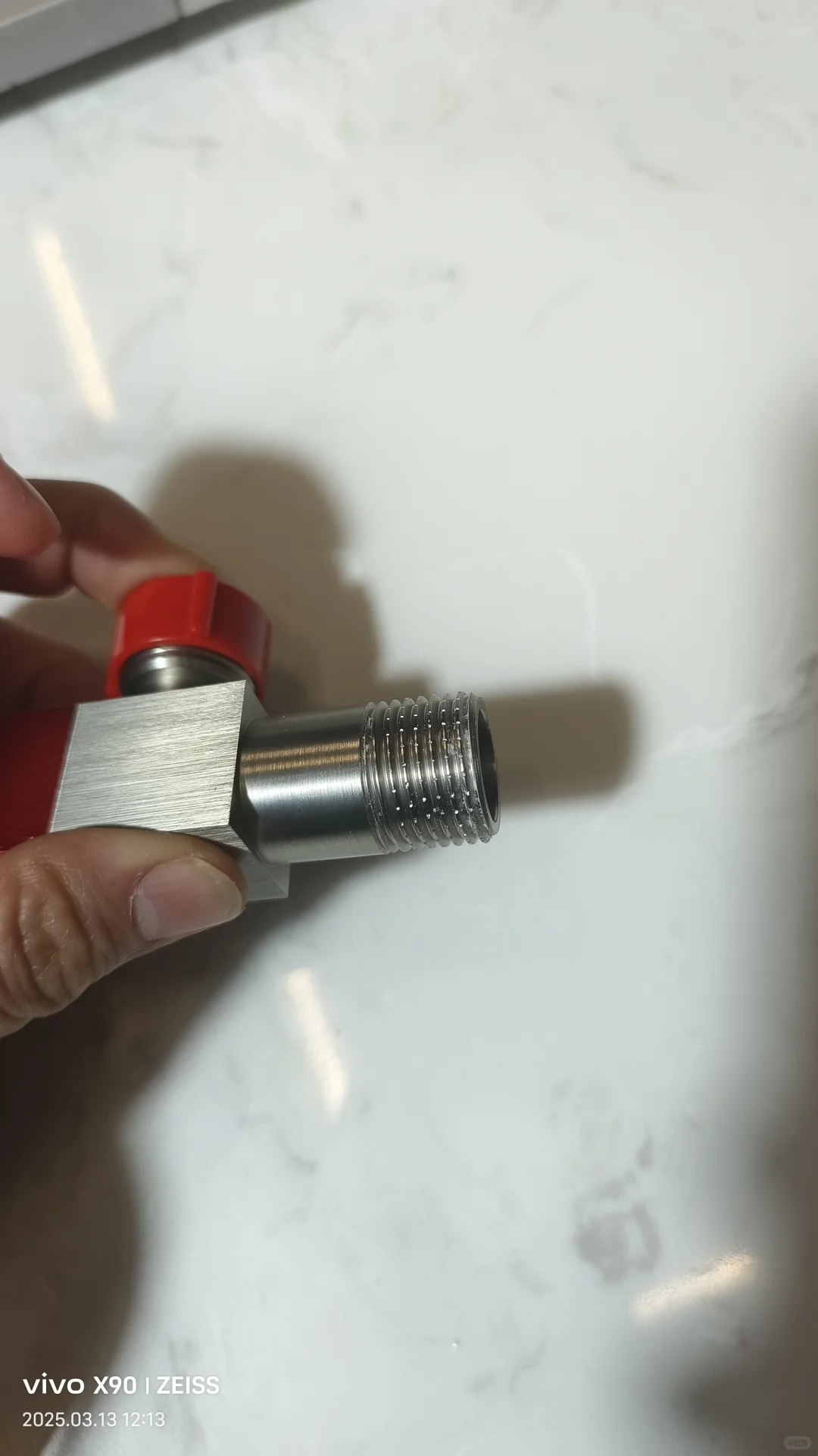 潜水艇带止回阀的三角阀